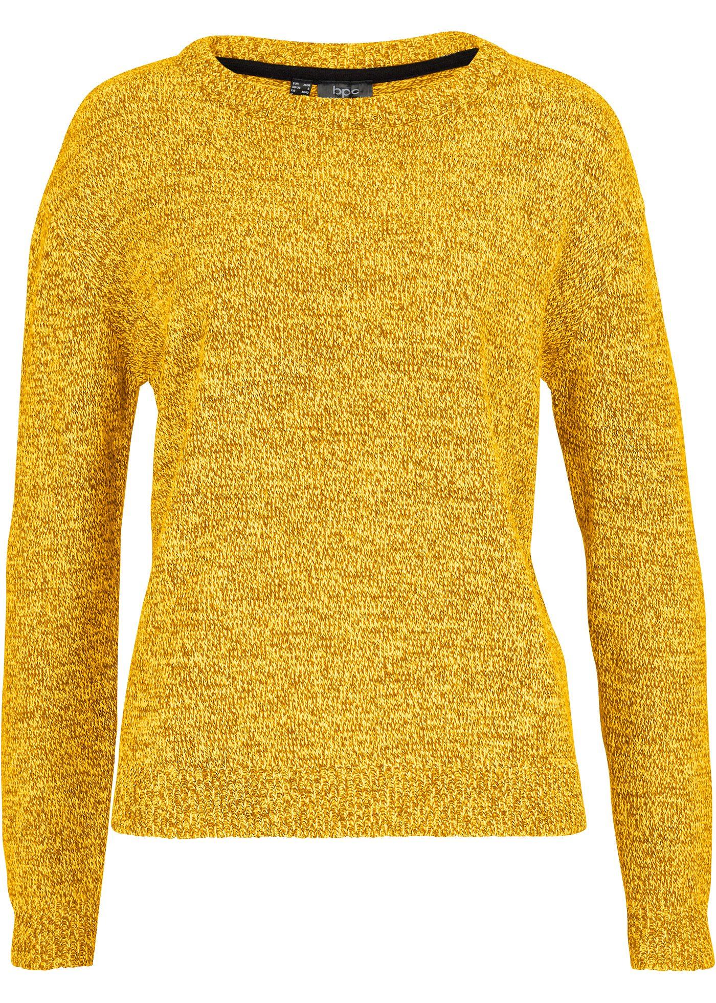 Pull en maille chiné à col rond