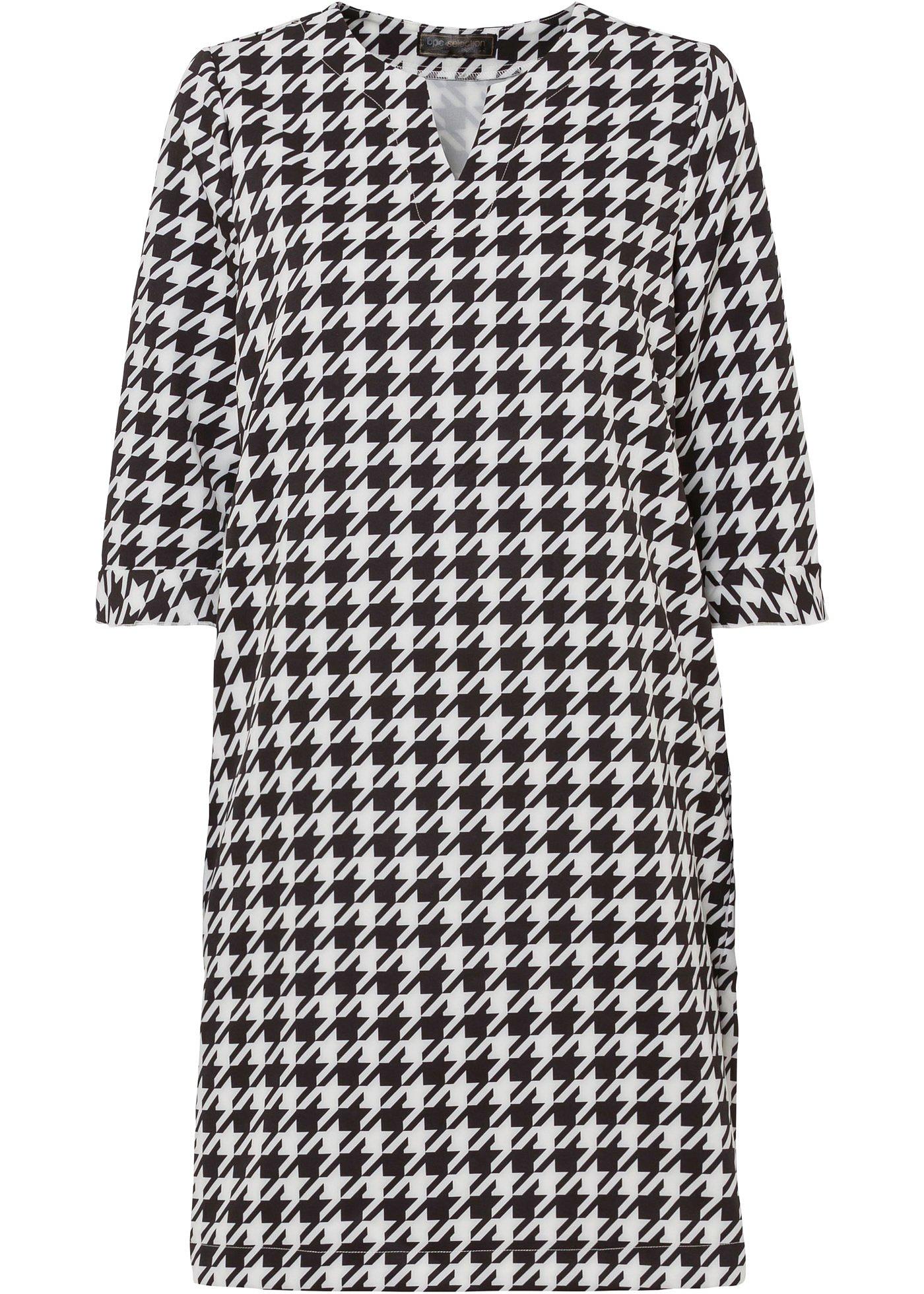 Robe fourreau, manches 3/4