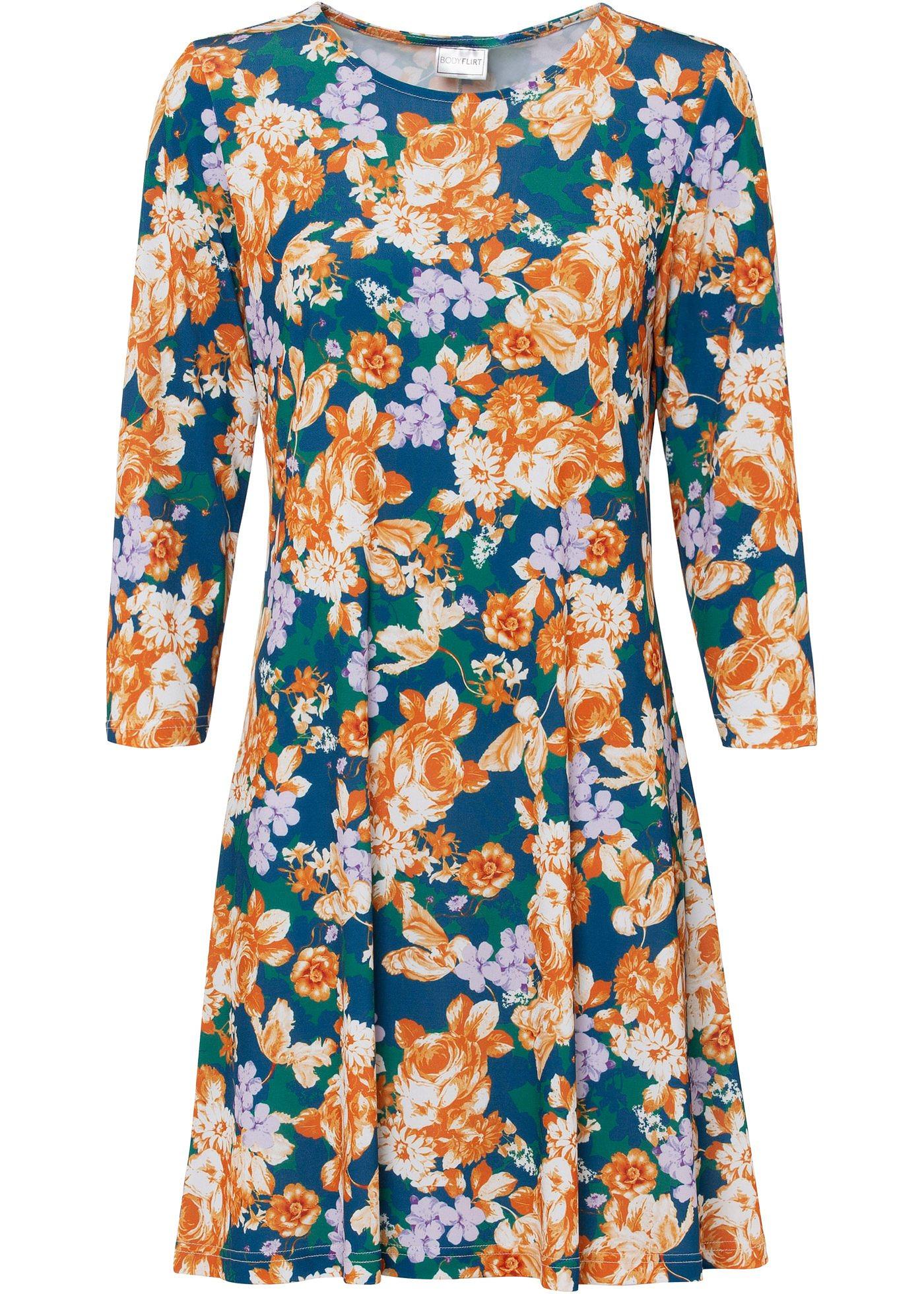 Robe en jersey imprimée