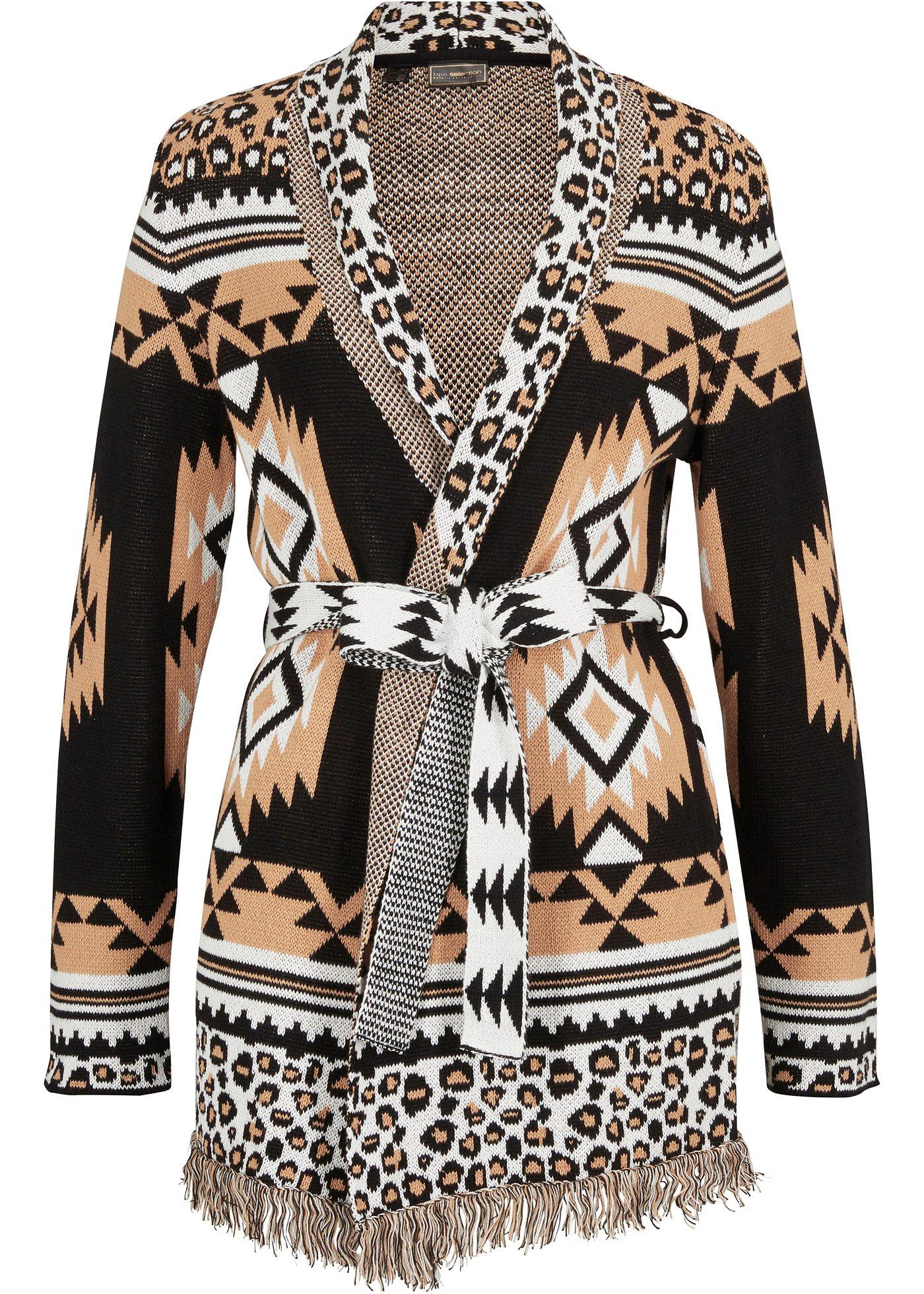 Gilet en maille à nouer