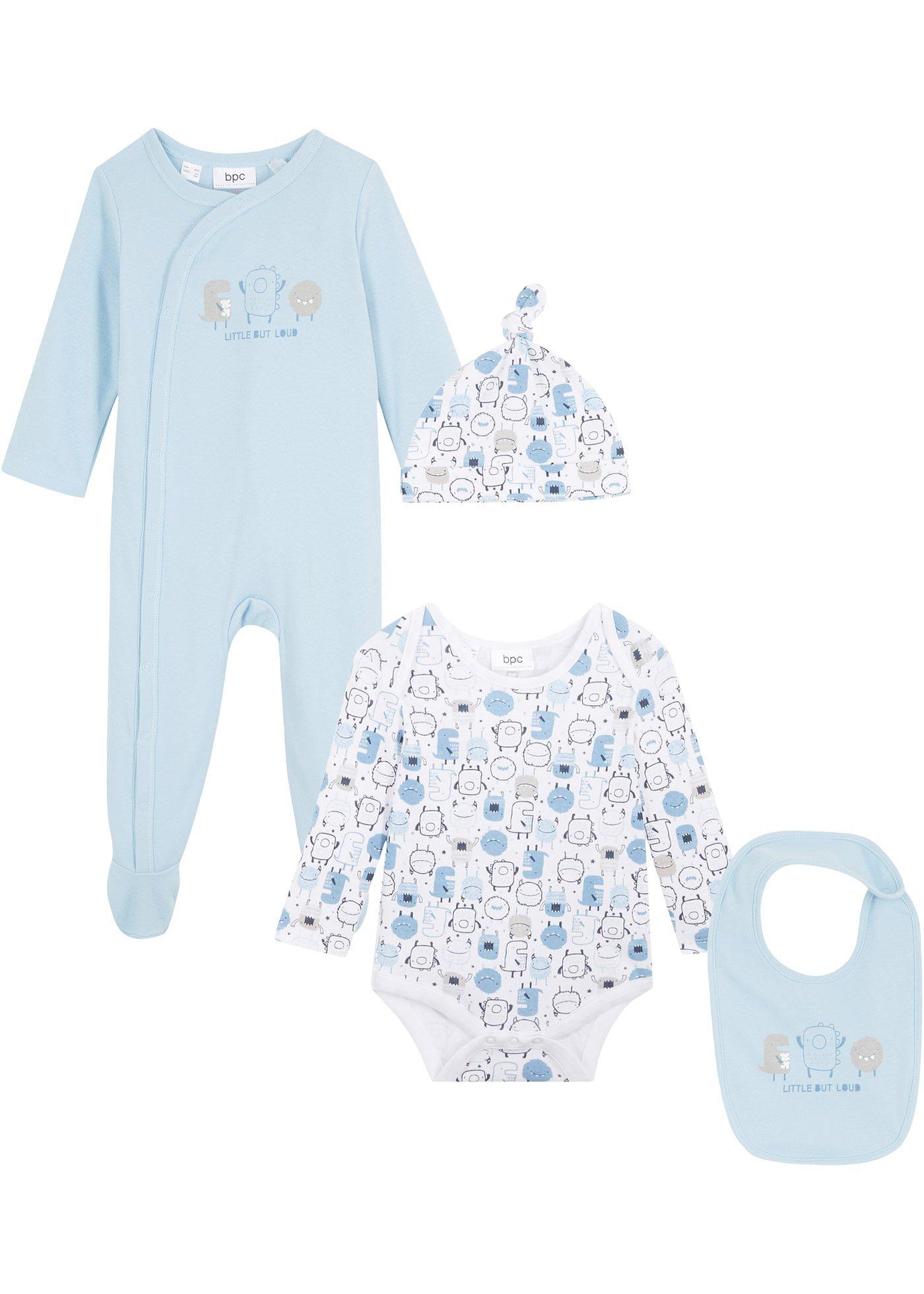 Trousseau bébé en coton bio (Ens. 4 pces.)