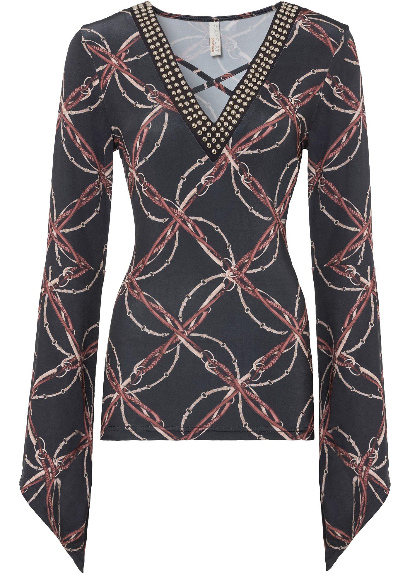 T-shirt à manches trompette