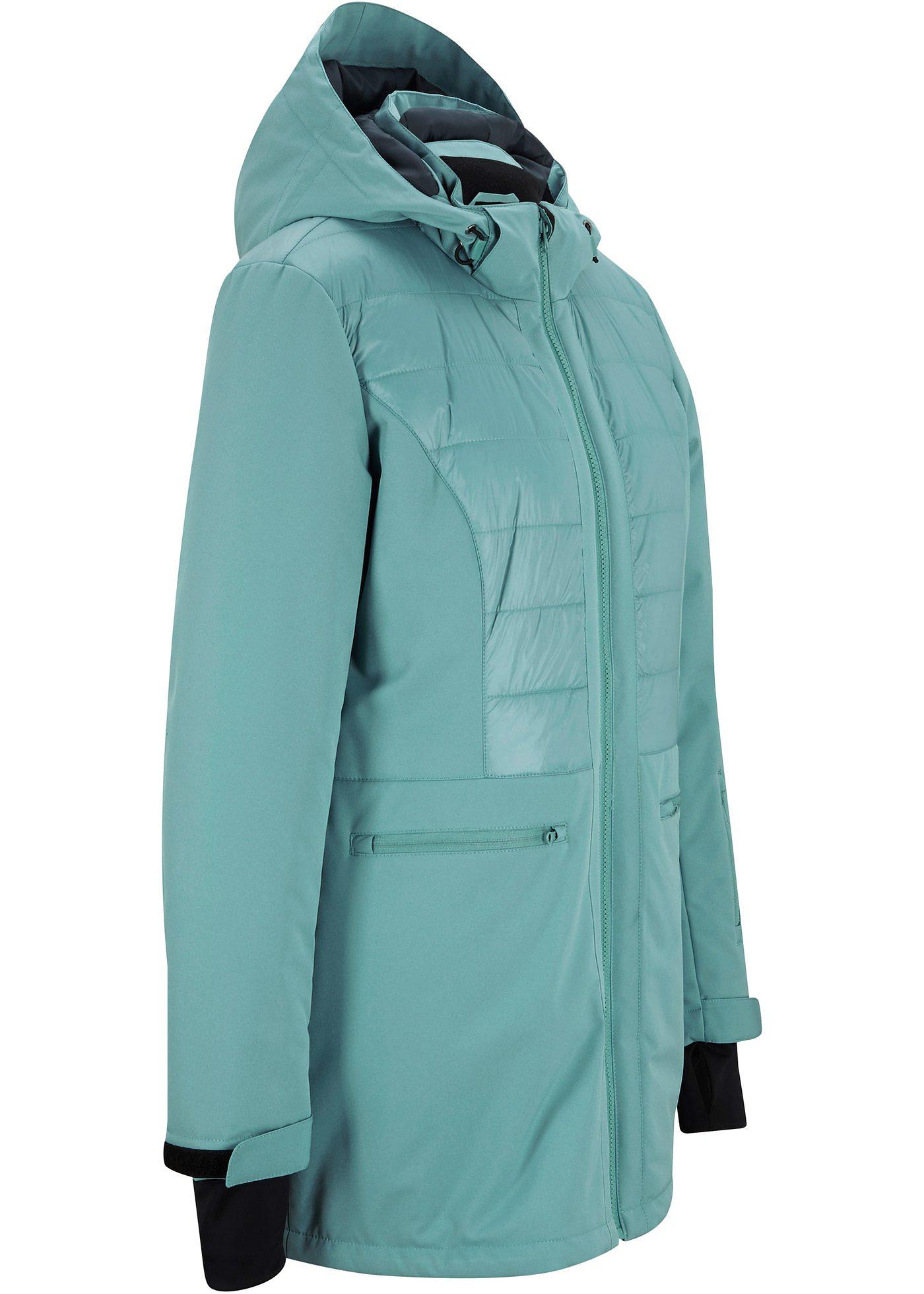 Veste longue fonctionnelle outdoor avec capuche