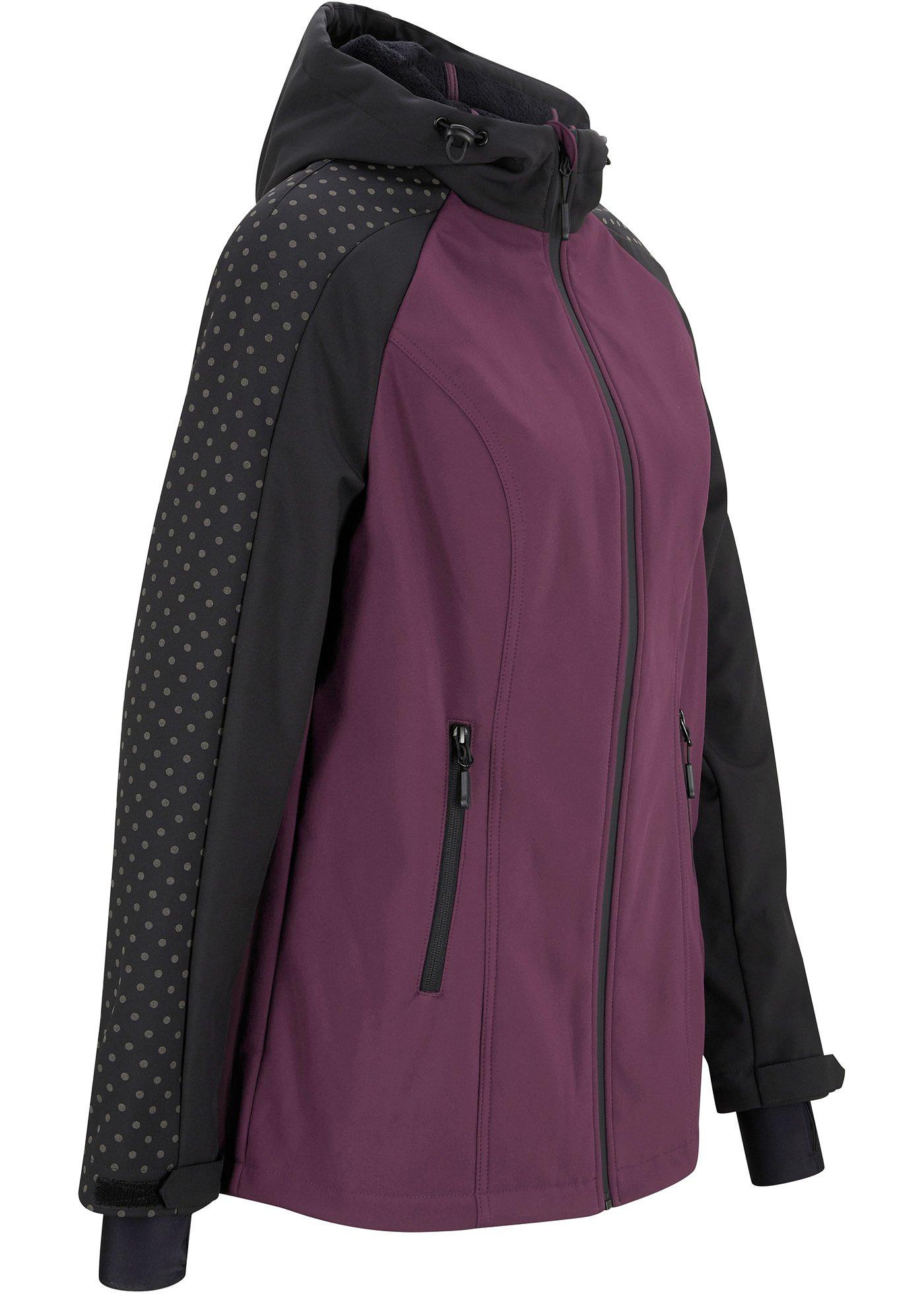 Veste softshell à imprimé réfléchissant