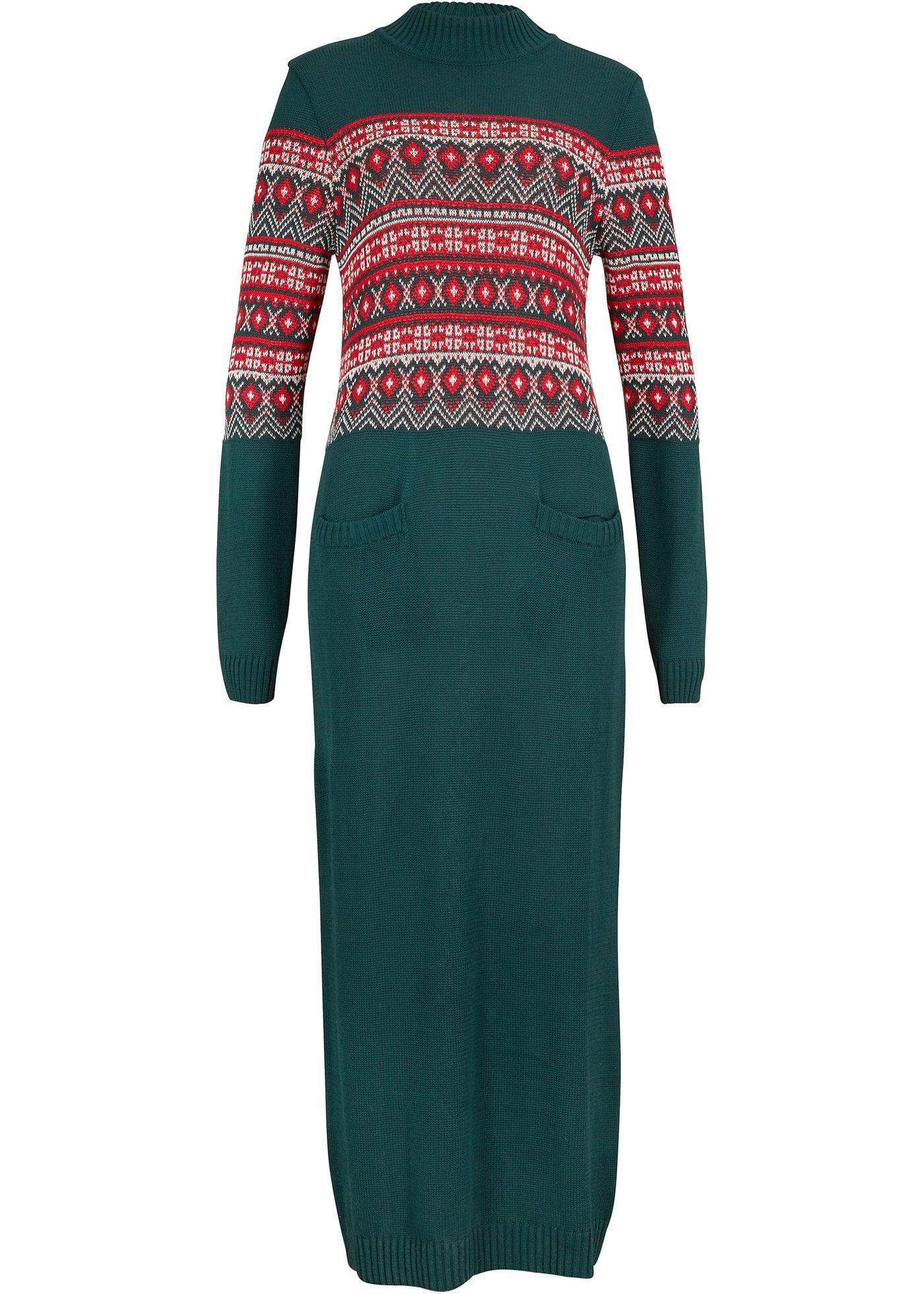 Robe longue en maille