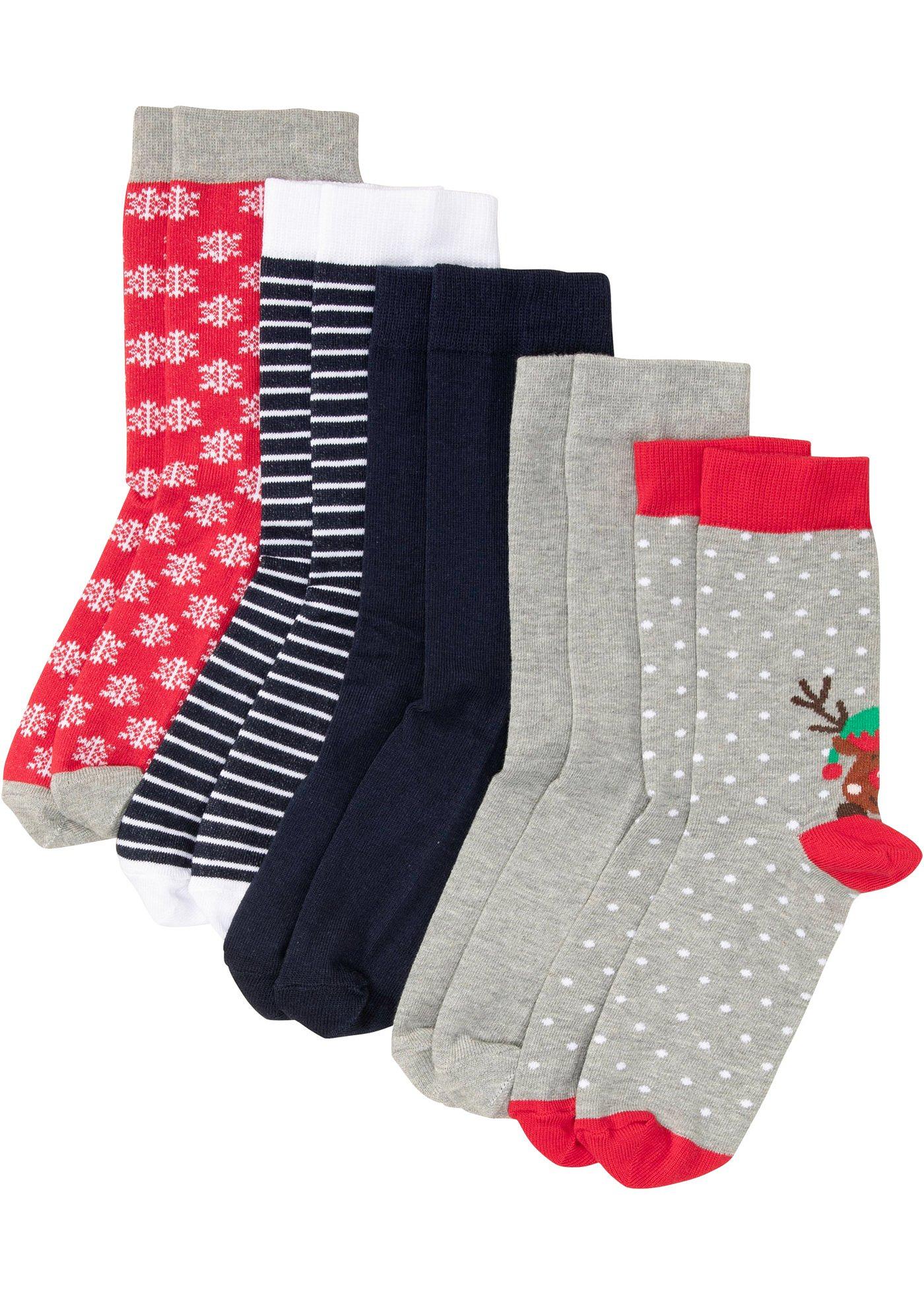 Lot de 5 paires de chaussettes avec carte cadeau