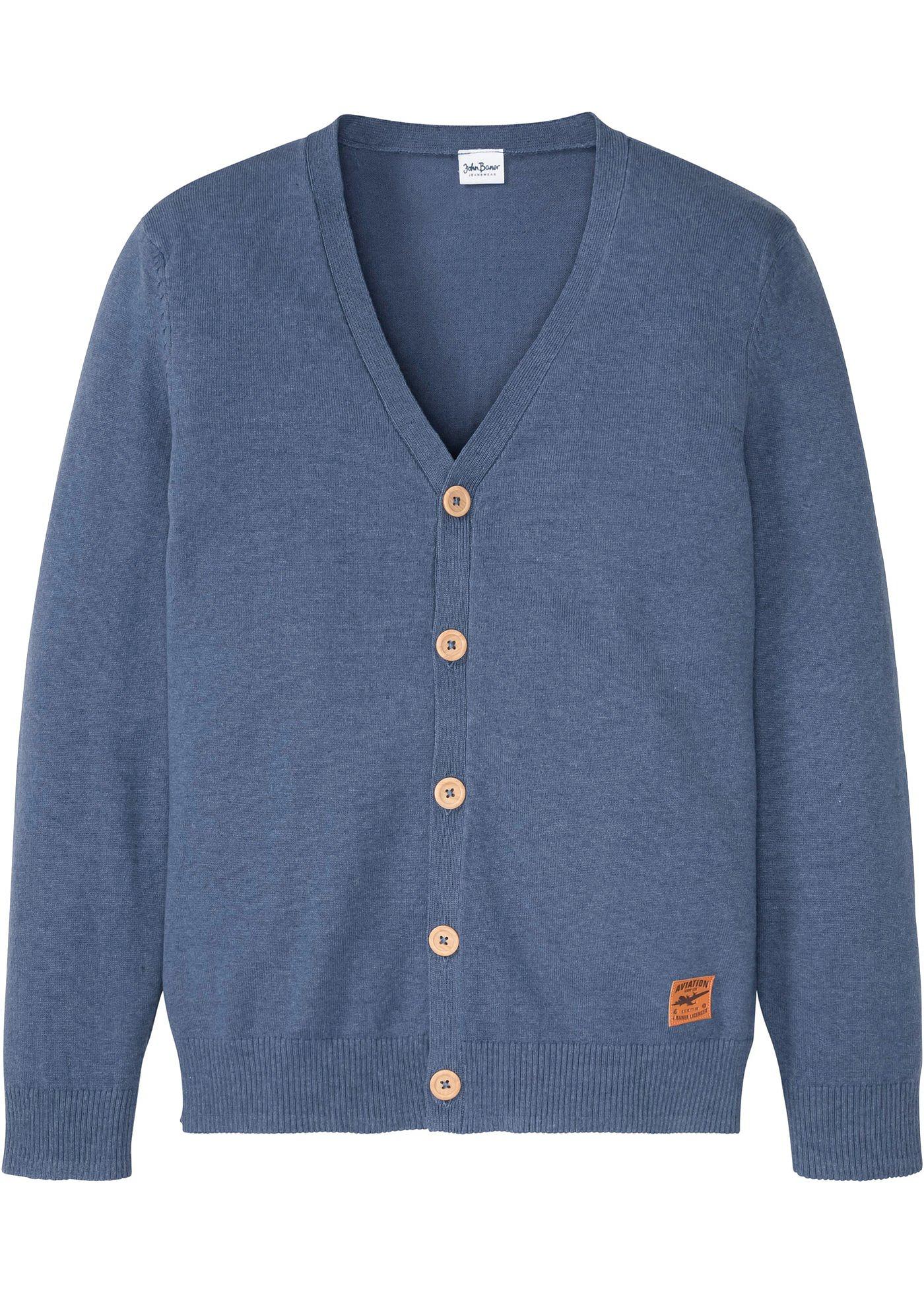 Gilet en maille avec coton recyclé