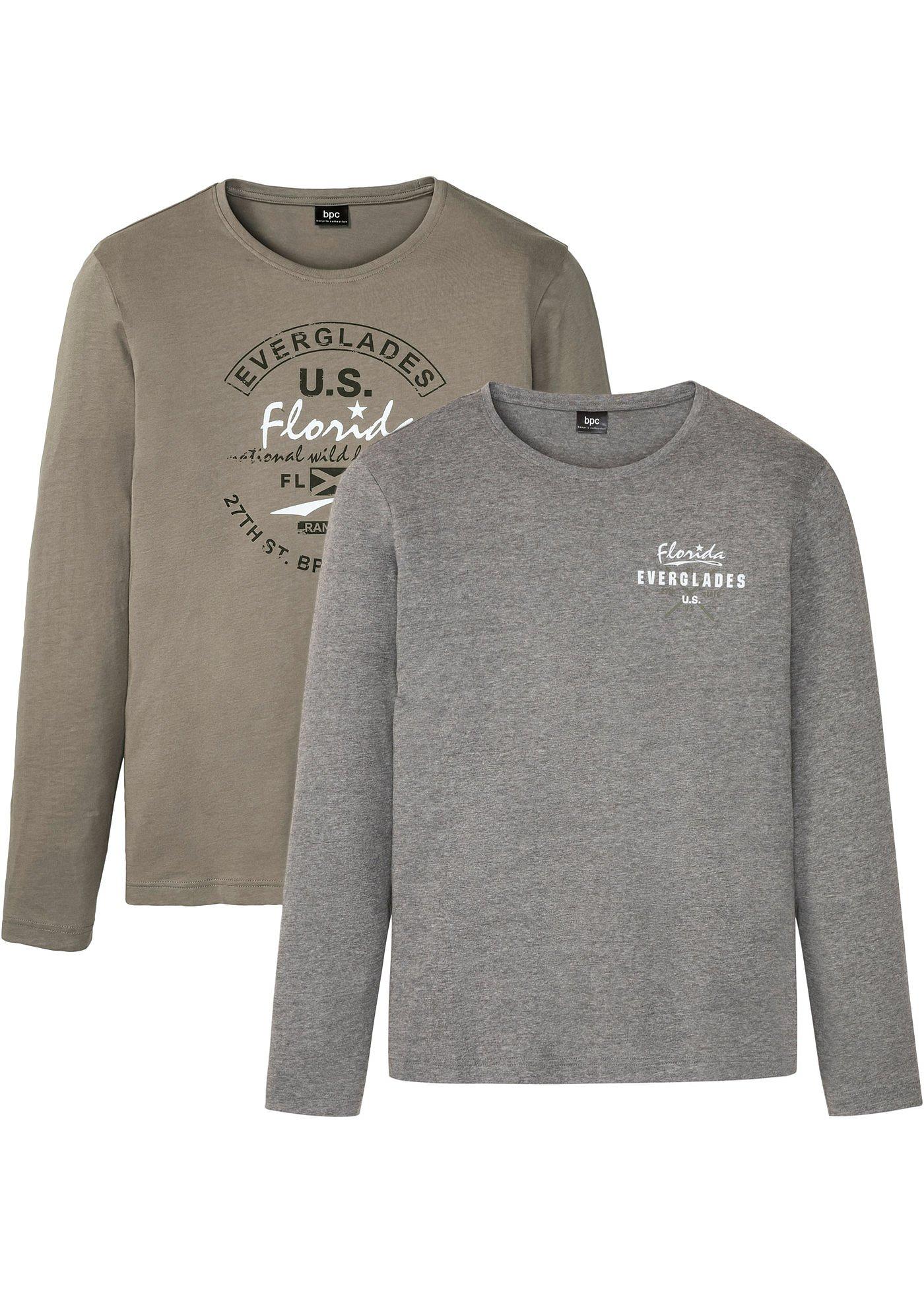 Lot de 2 T-shirts manches longues