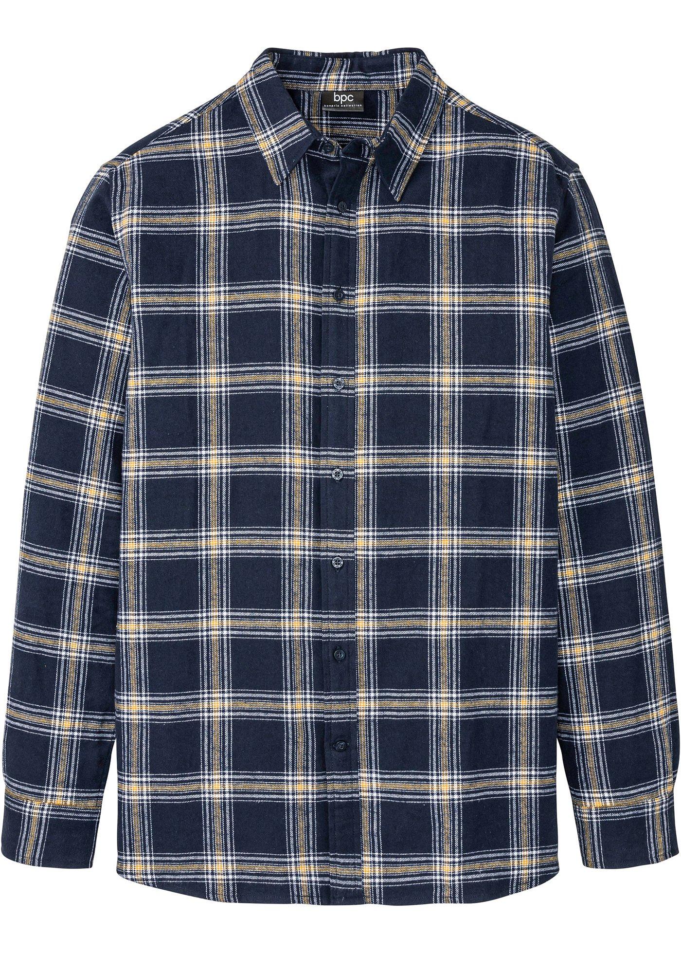 Chemise manches longues en flanelle