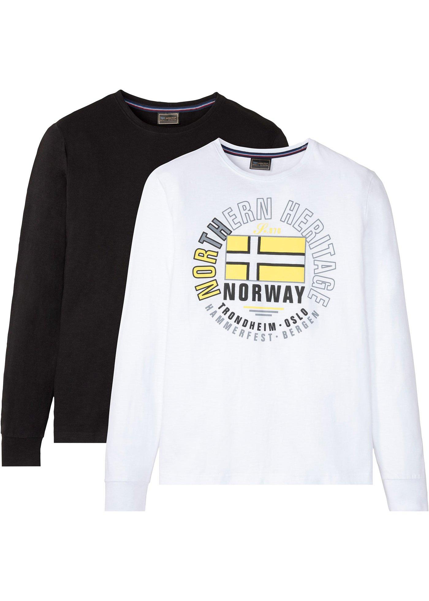 Lot de 2 T-shirts manches longues