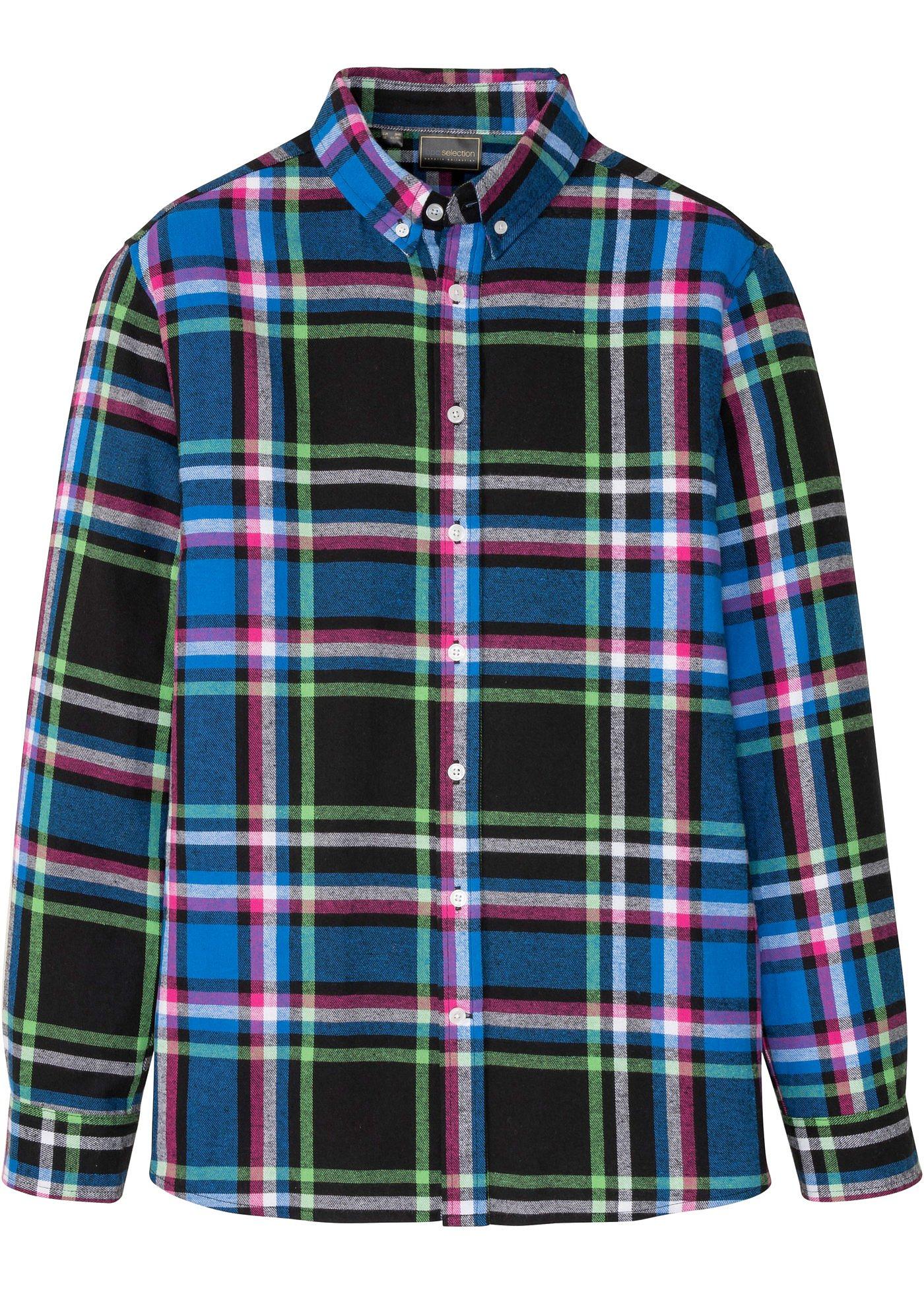 Chemise manches longues en flanelle