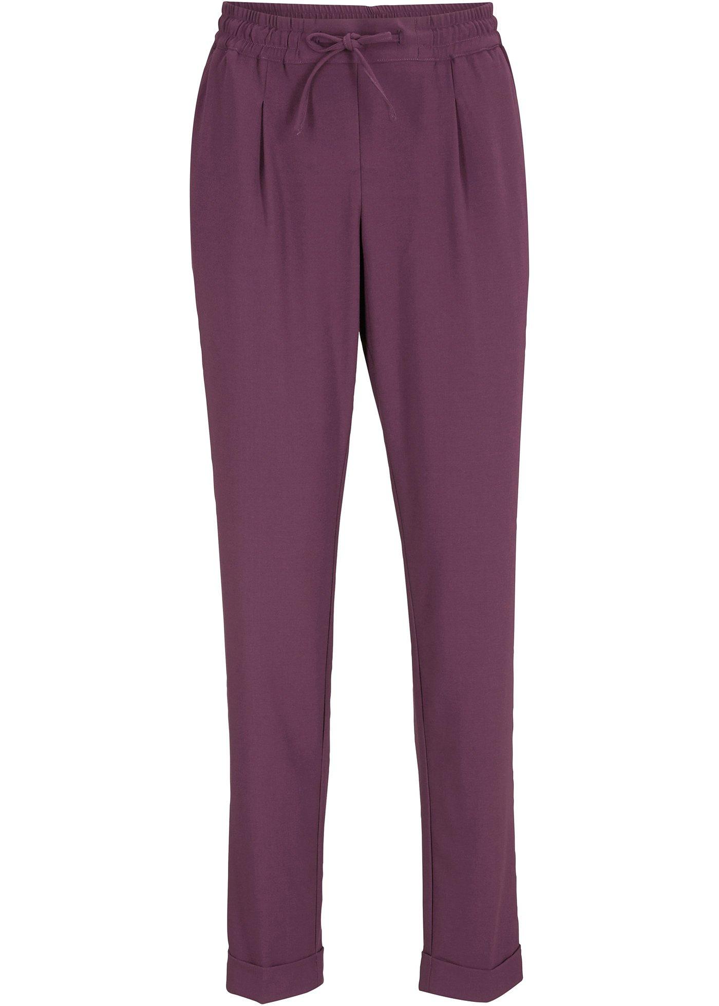 Pantalon à pinces avec taille extensible