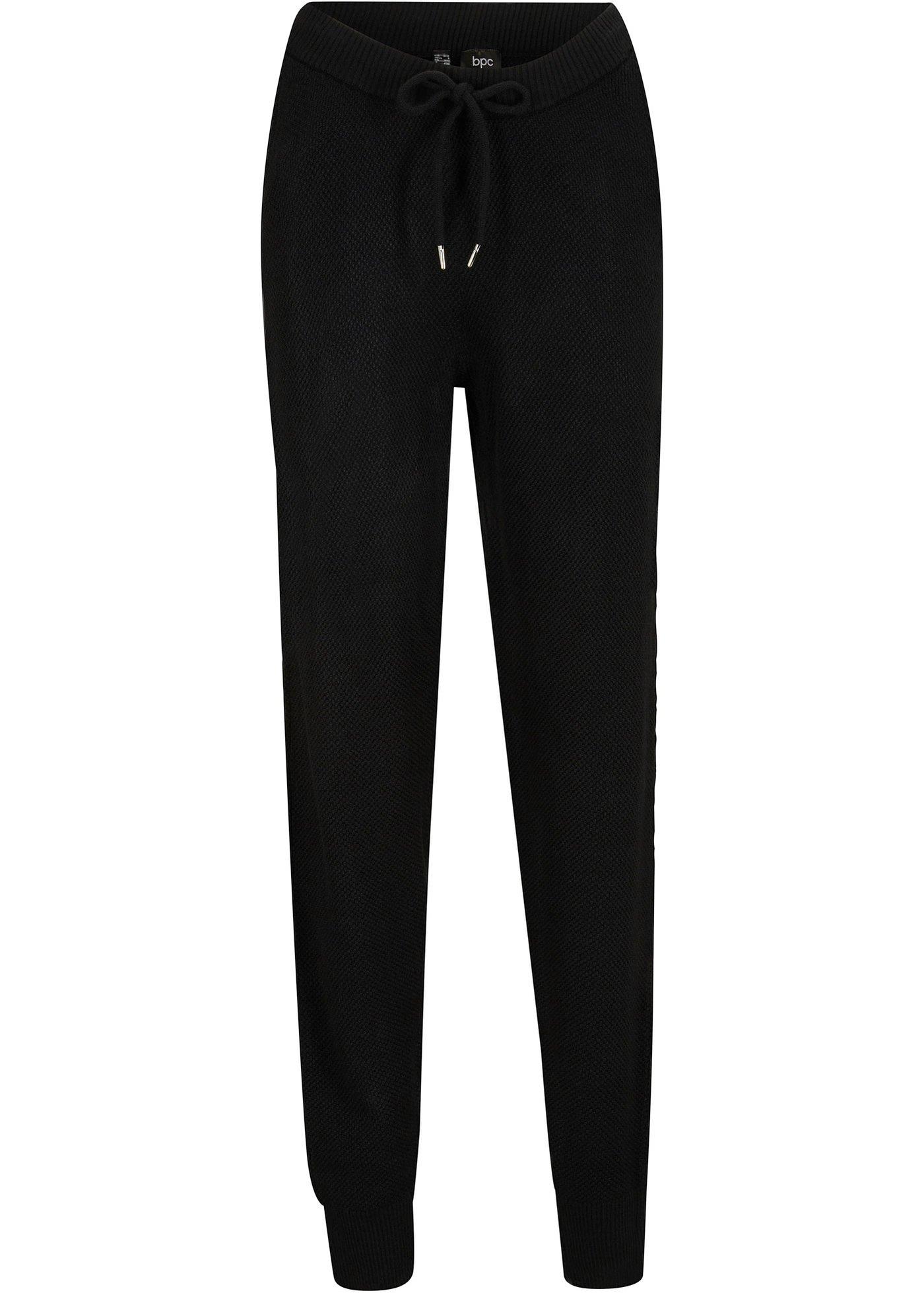 Pantalon en fine maille avec empiècement taille