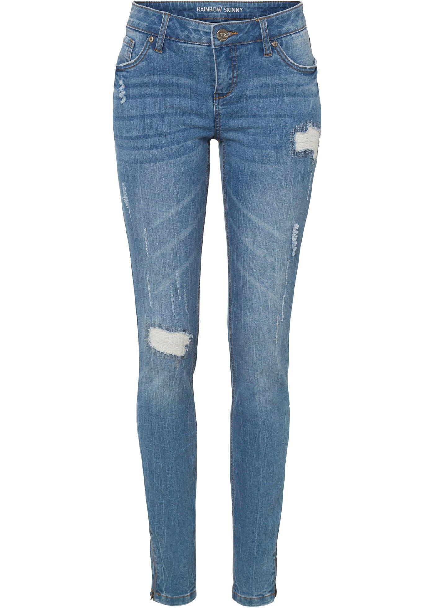 Jean skinny avec zip