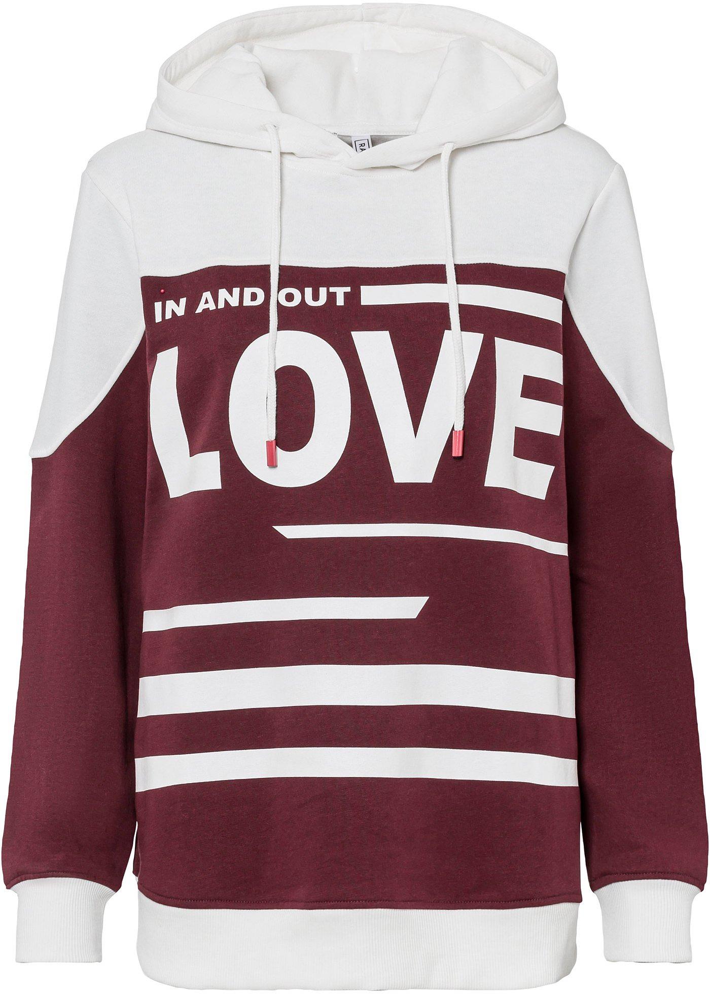 Sweat-shirt à capuche et imprimé