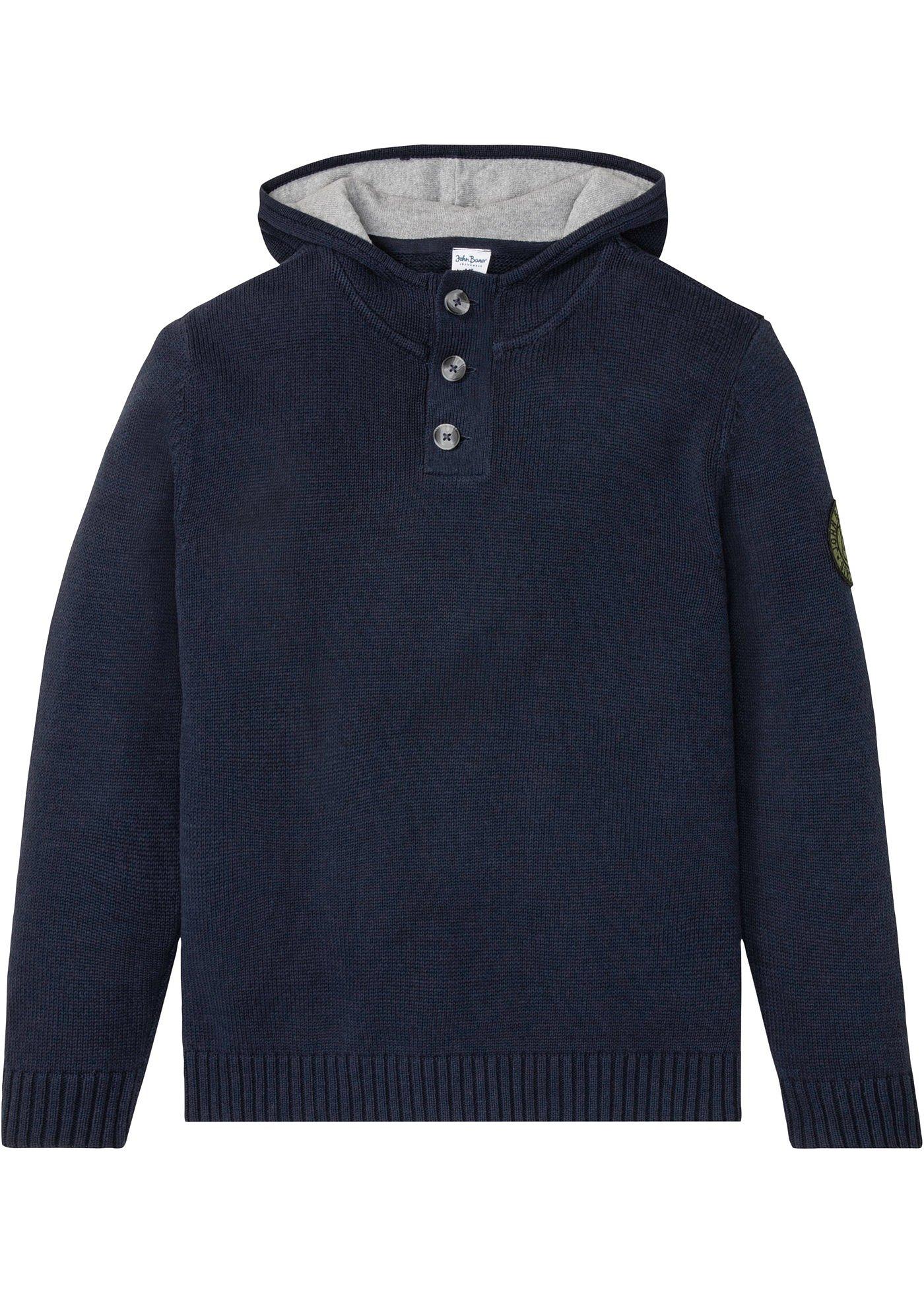 Pull à capuche avec coton recyclé