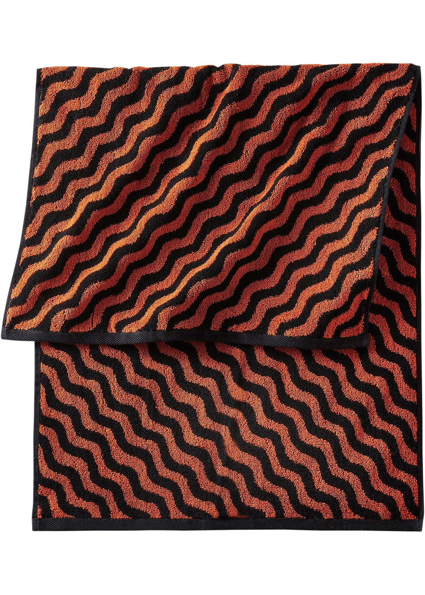 Serviette de toilette motif vague