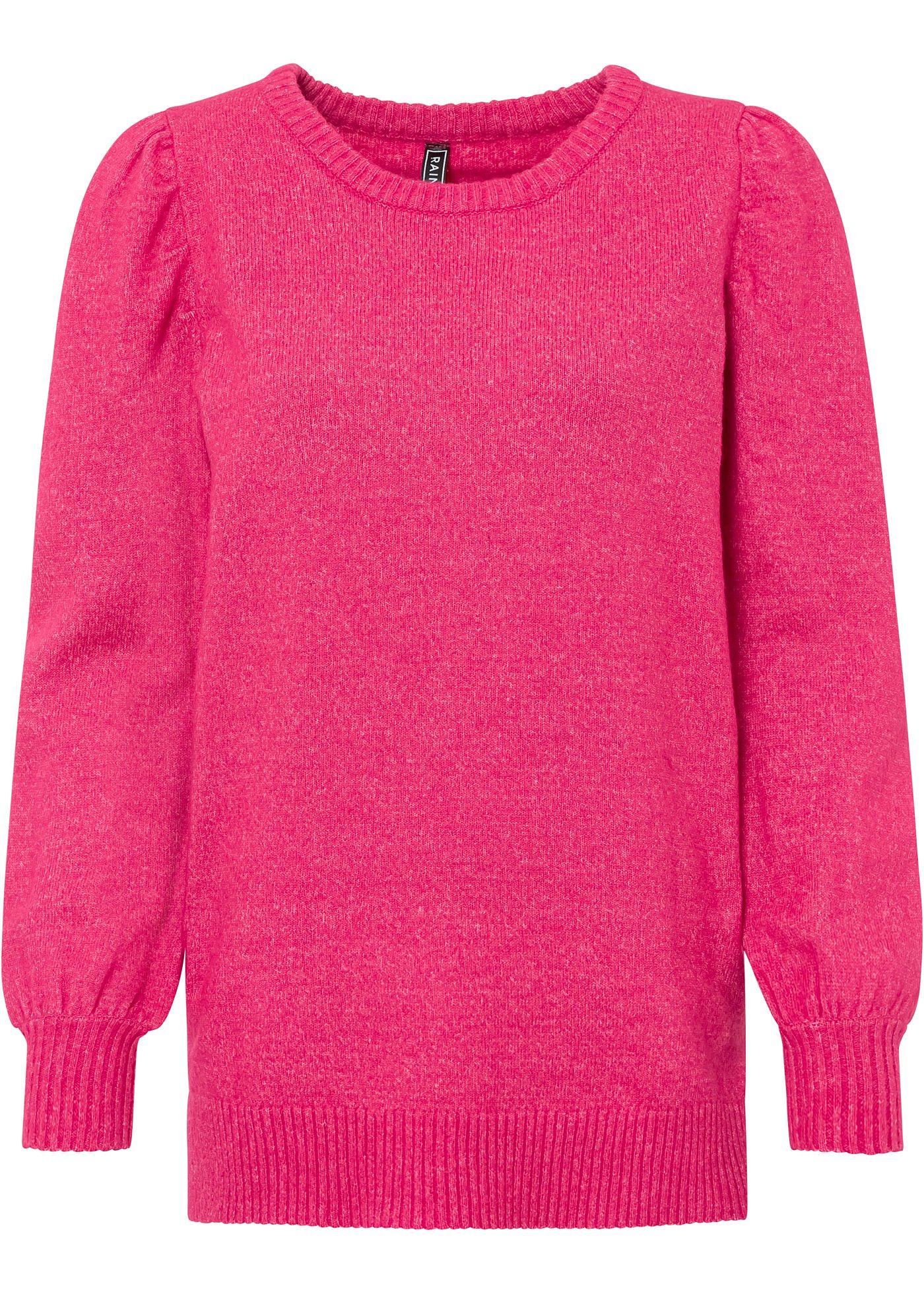 Pull en maille avec manches bouffantes