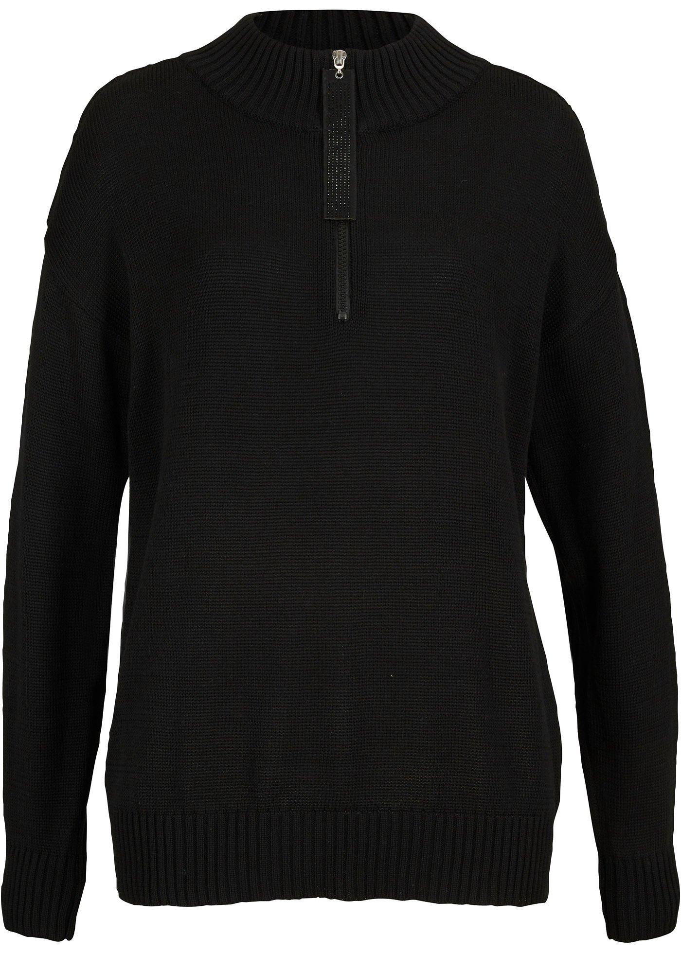 Pull avec zip brillant