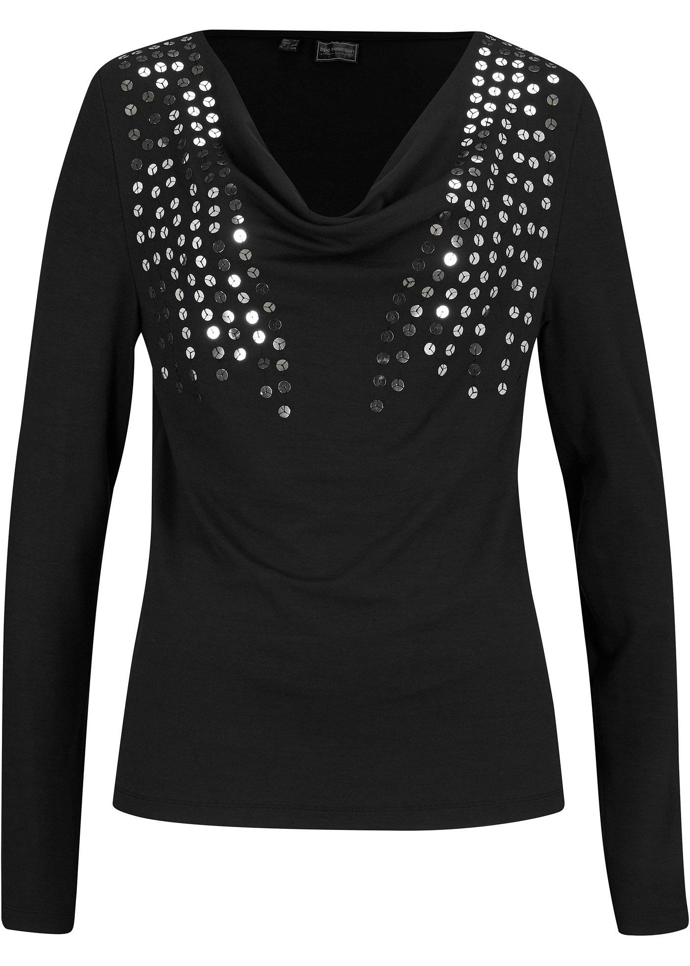 T-shirt à paillettes avec viscose durable