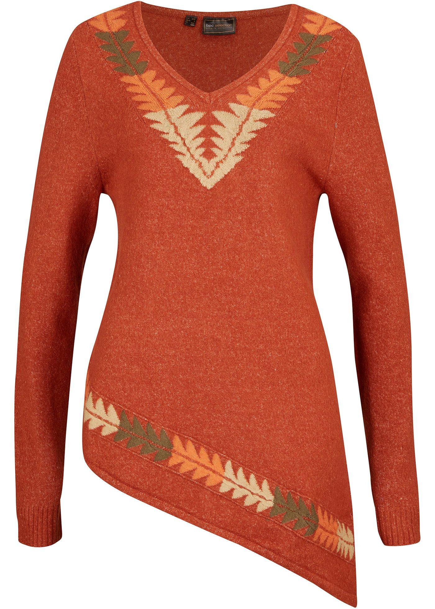 Pull long asymétrique