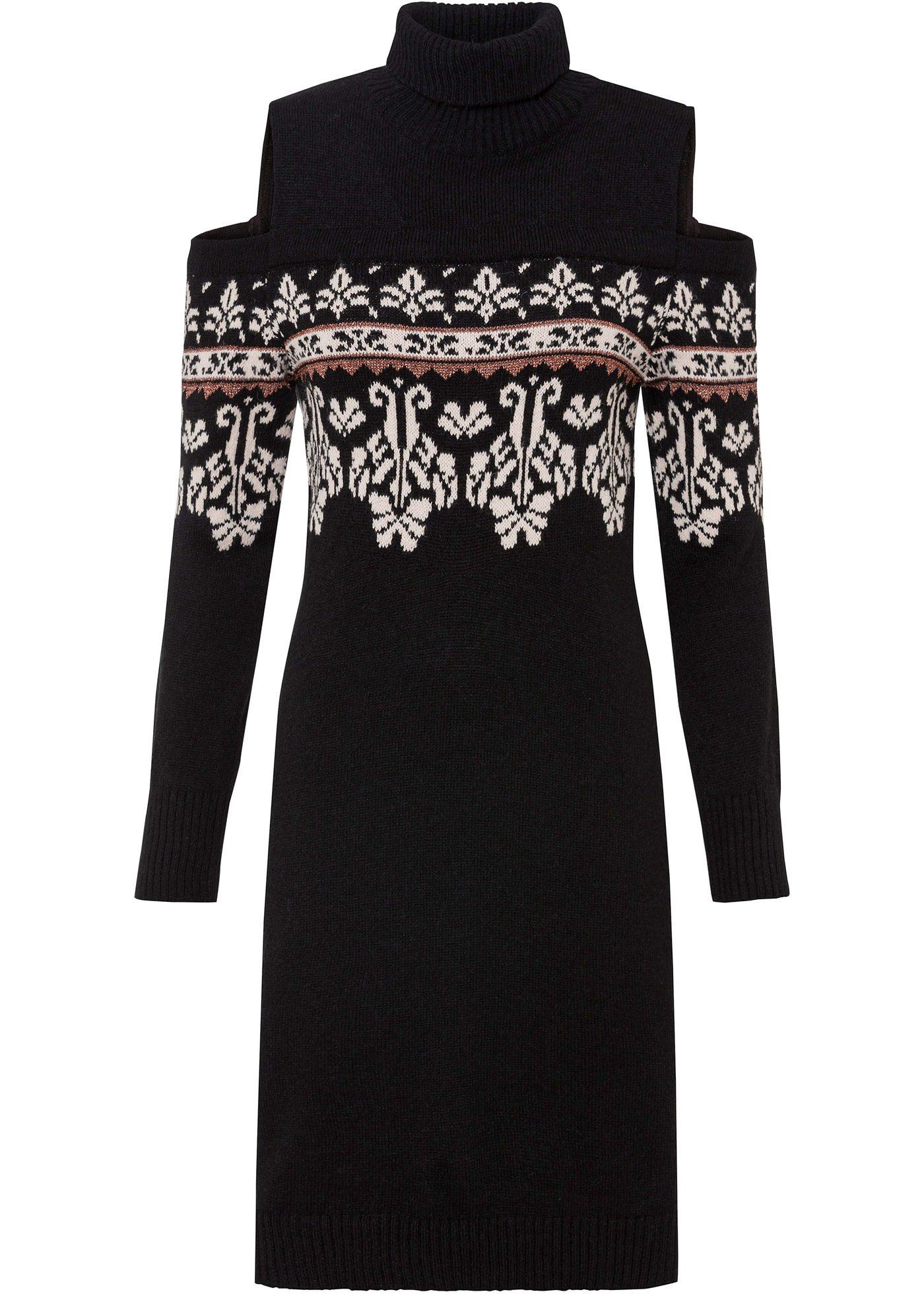 Robe en maille à découpes