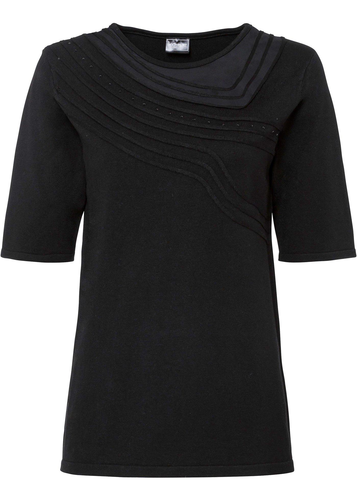 Pull à empiècement en mesh et application