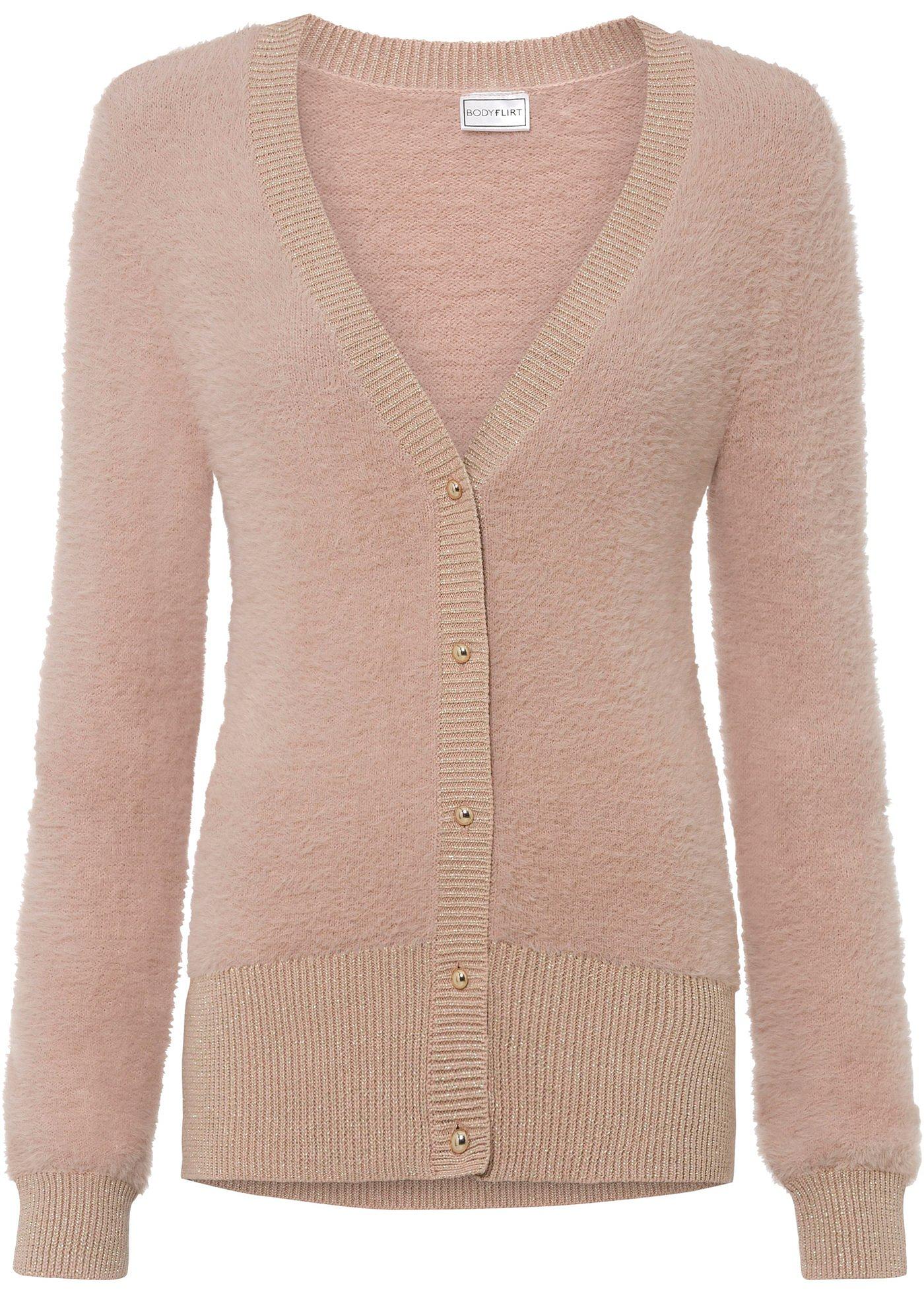 Gilet en maille avec effet brillant