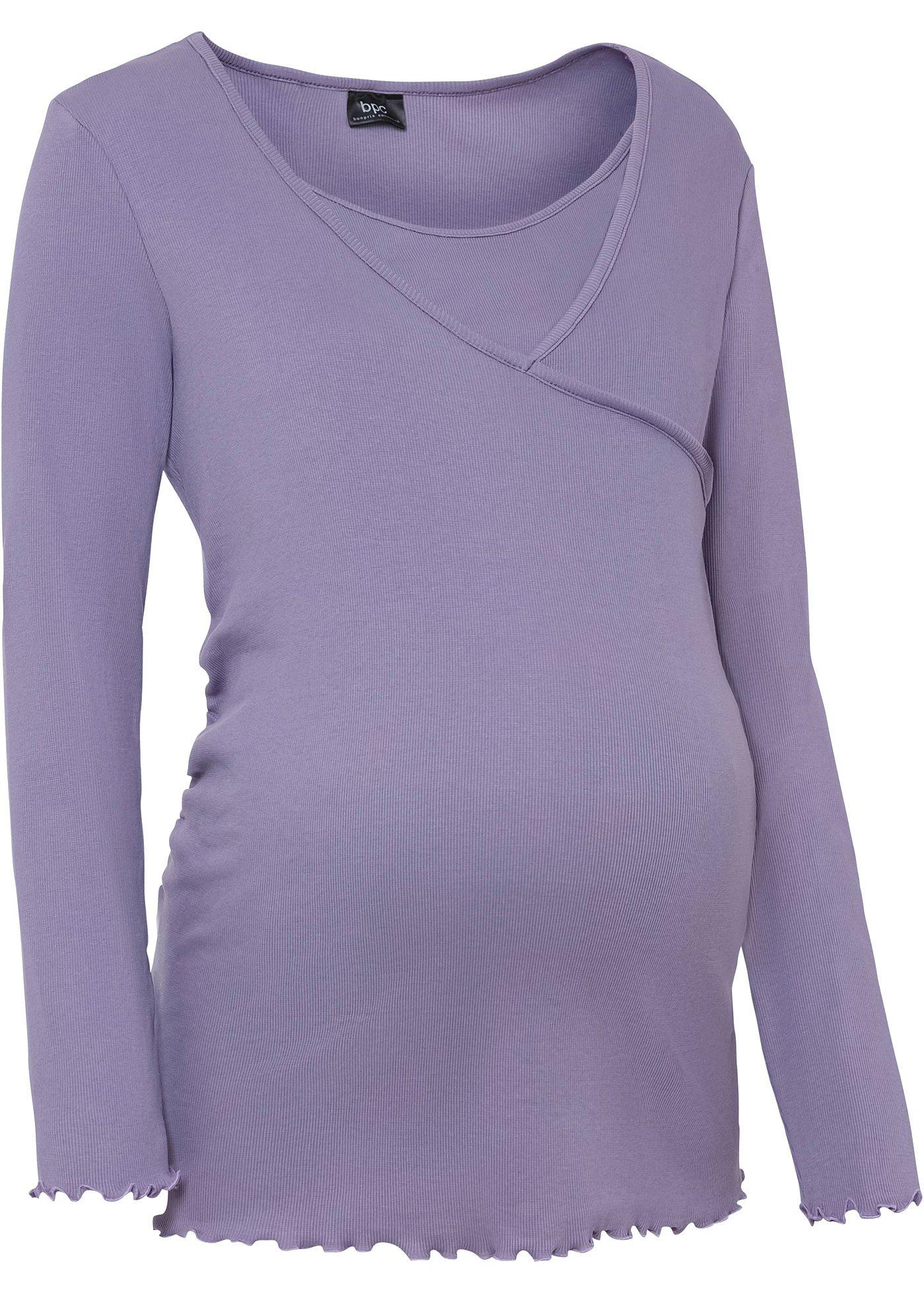 T-shirt d'intérieur avec fonction allaitement avec coton