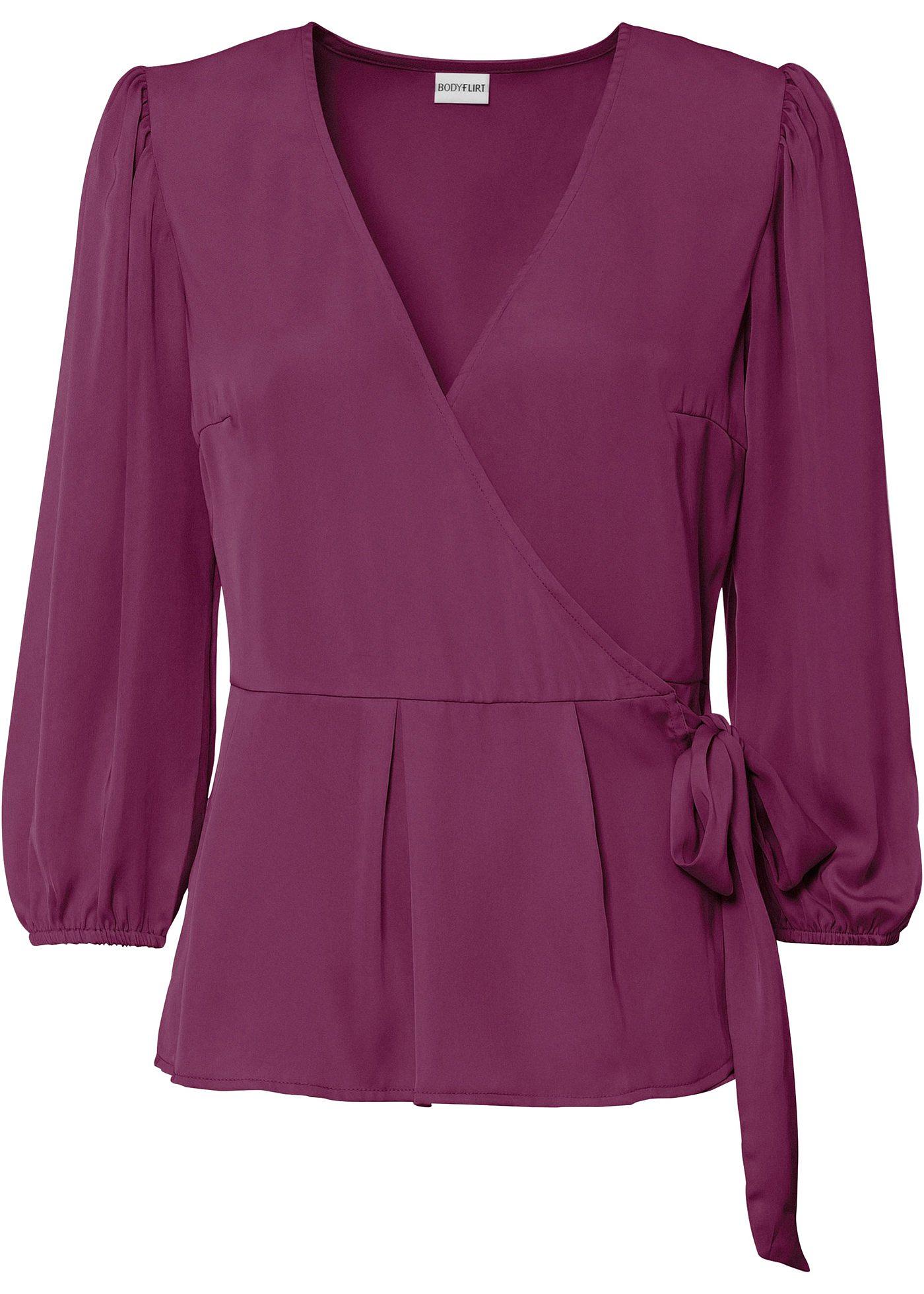 Blouse en satin