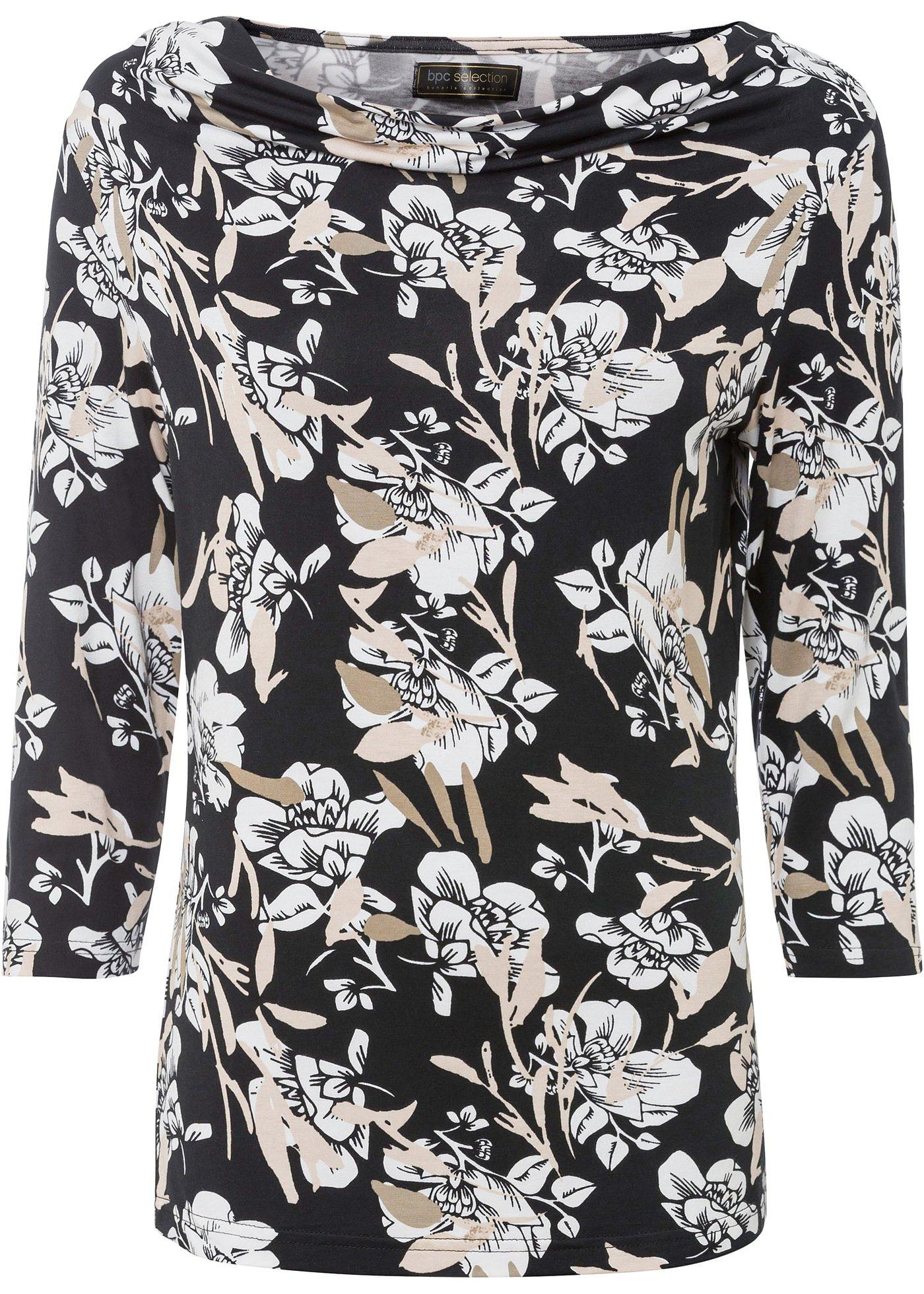 T-shirt imprimé manches 3/4