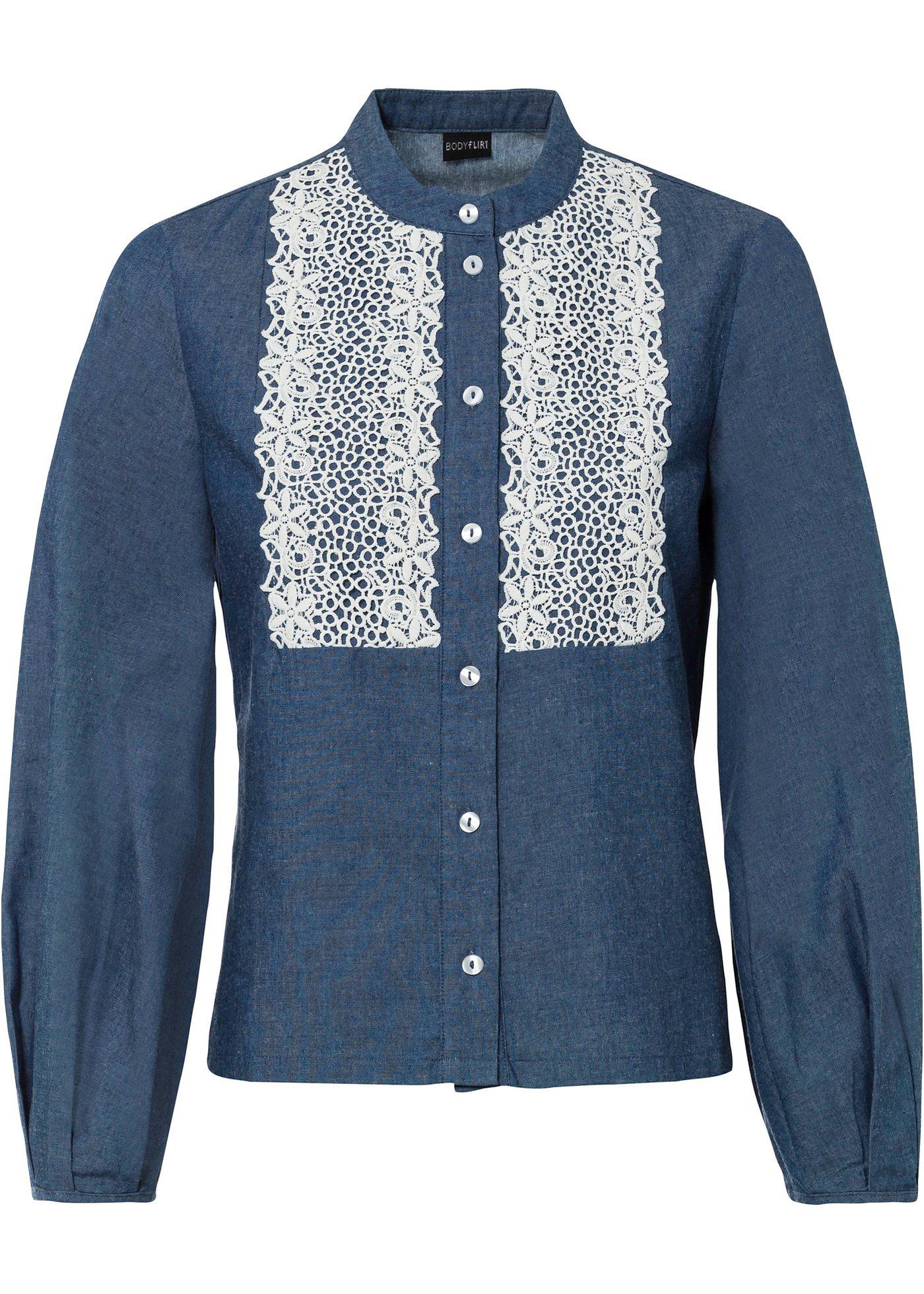 Blouse en chambray