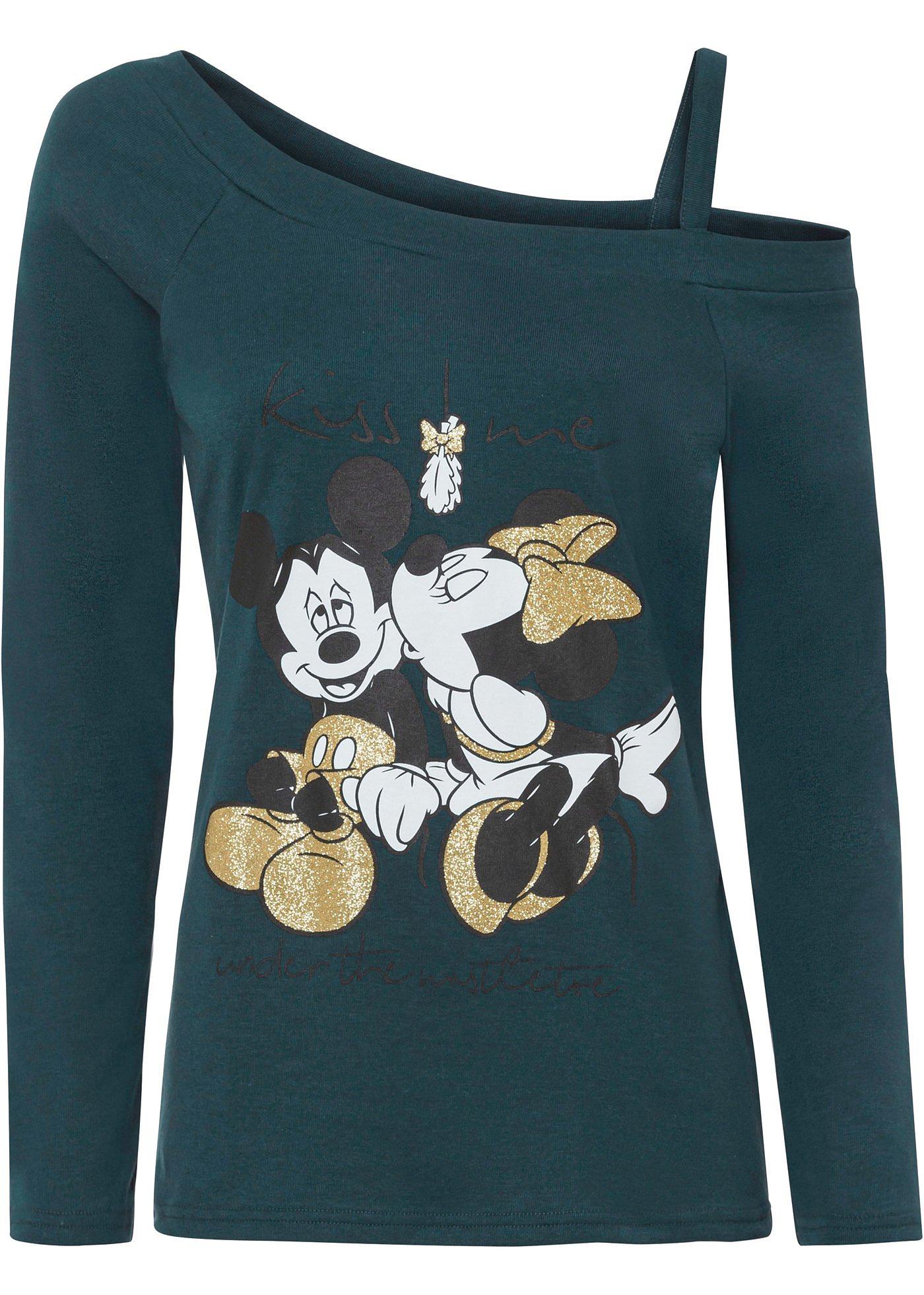 T-shirt manches longues à imprimé Mickey Mouse
