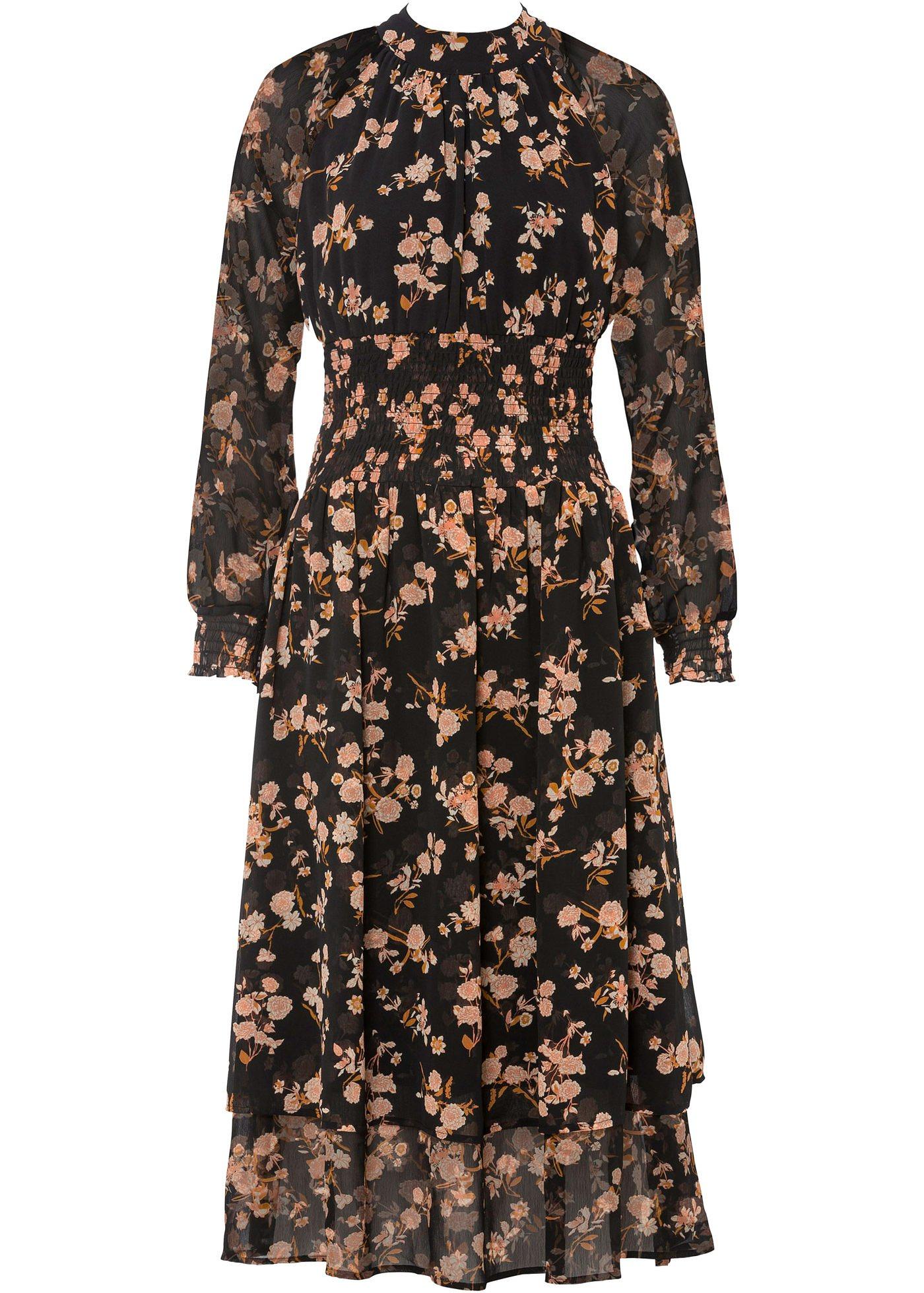 Robe midi avec polyester recyclé