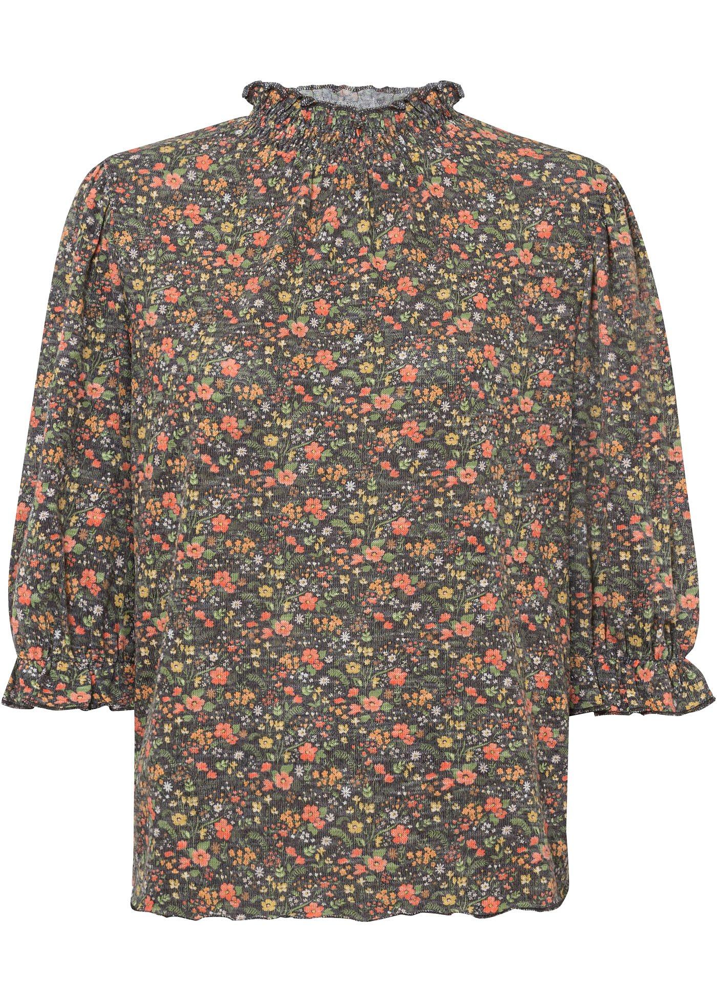 T-shirt avec détails fronces