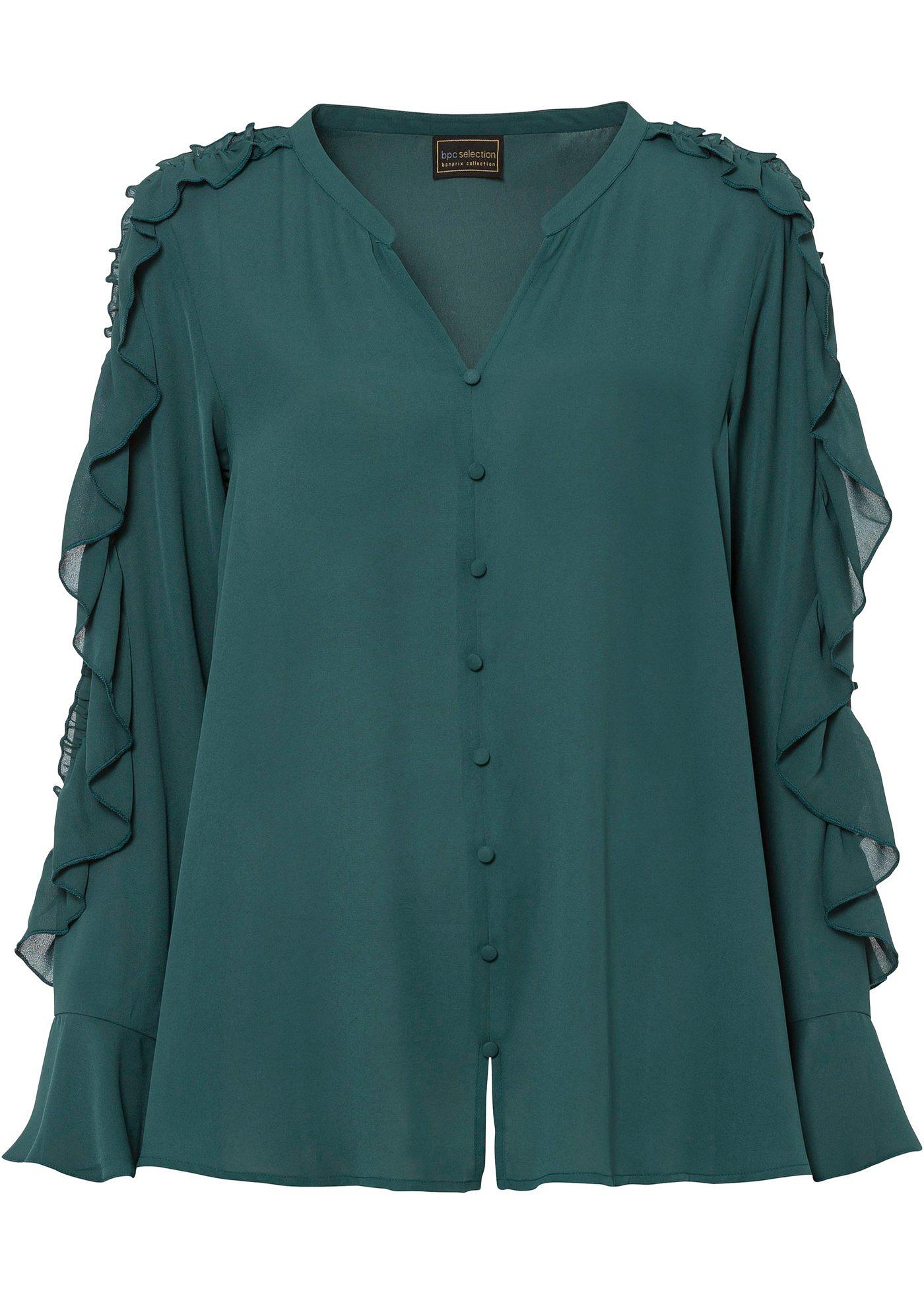 Blouse ample à volants