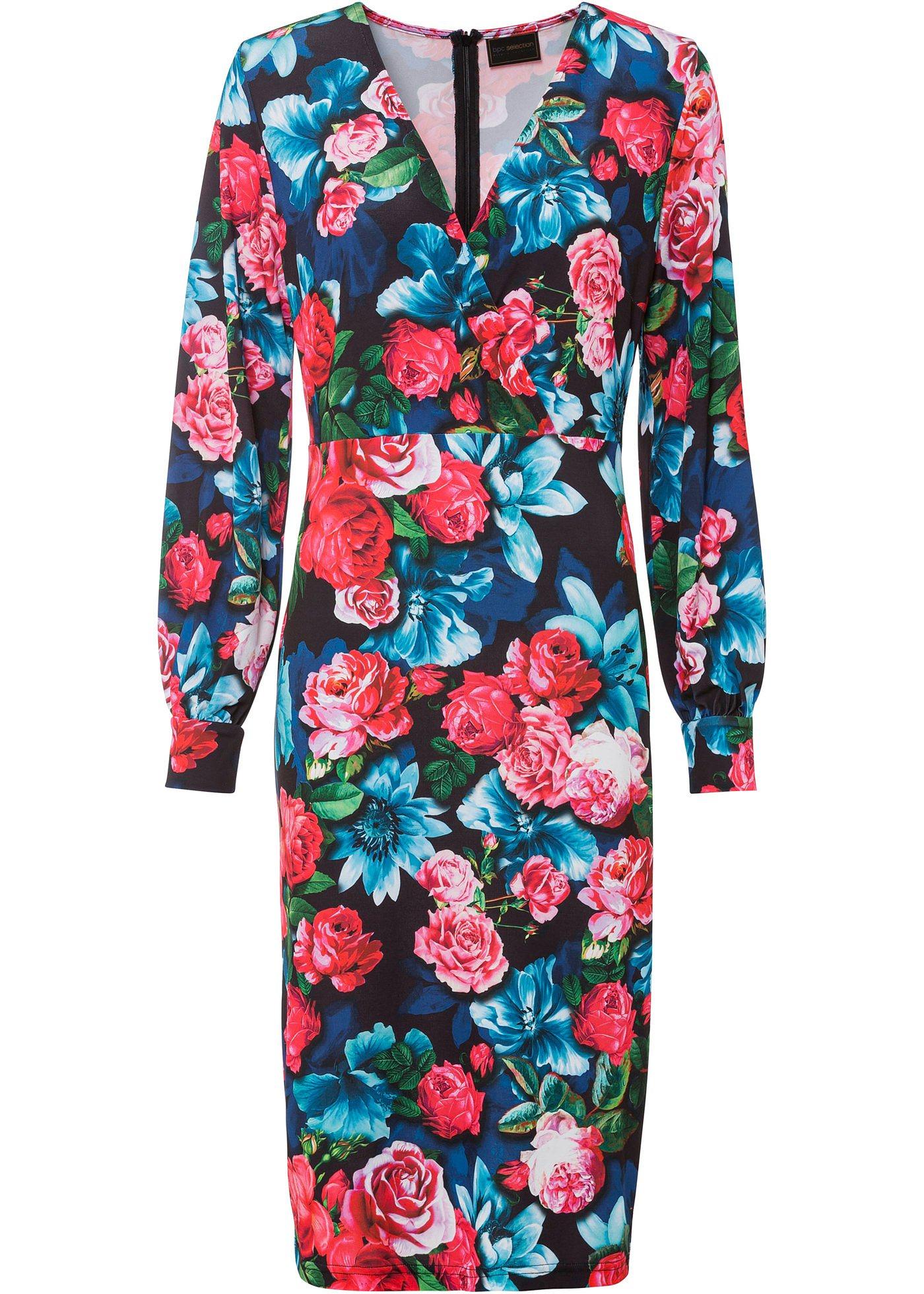 Robe en jersey imprimée