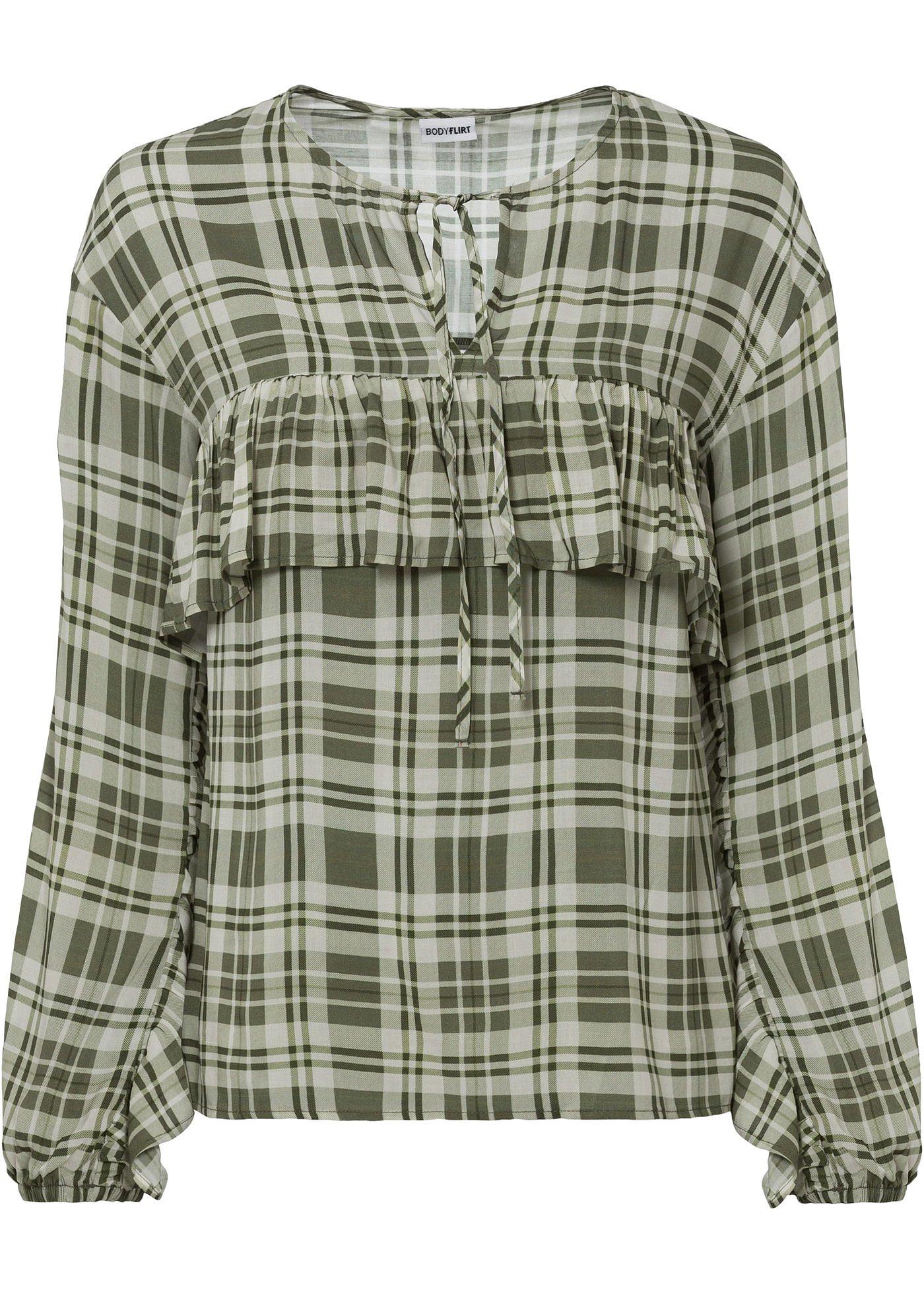 Blouse ample à volants