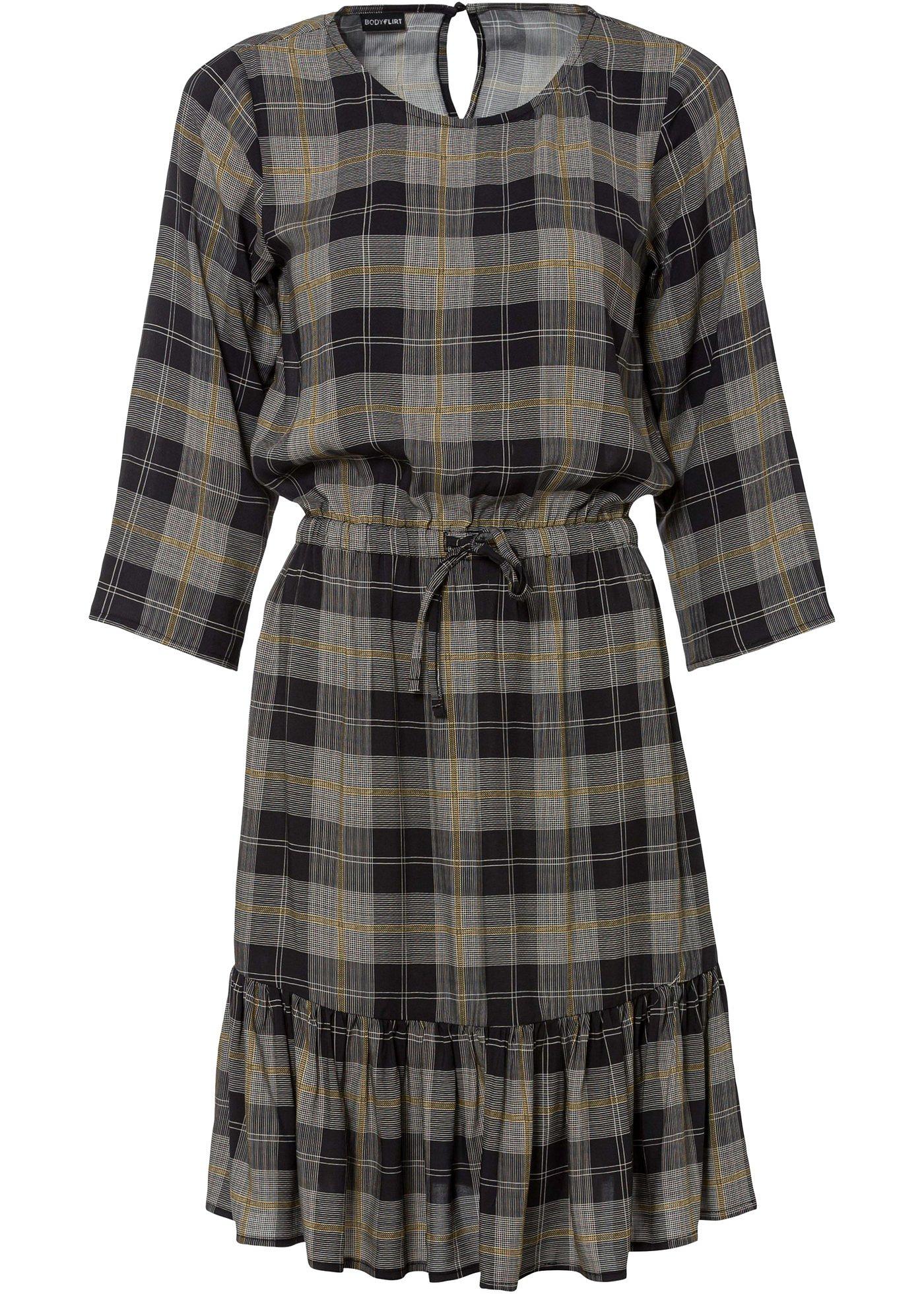 Robe-chemise avec lien à nouer