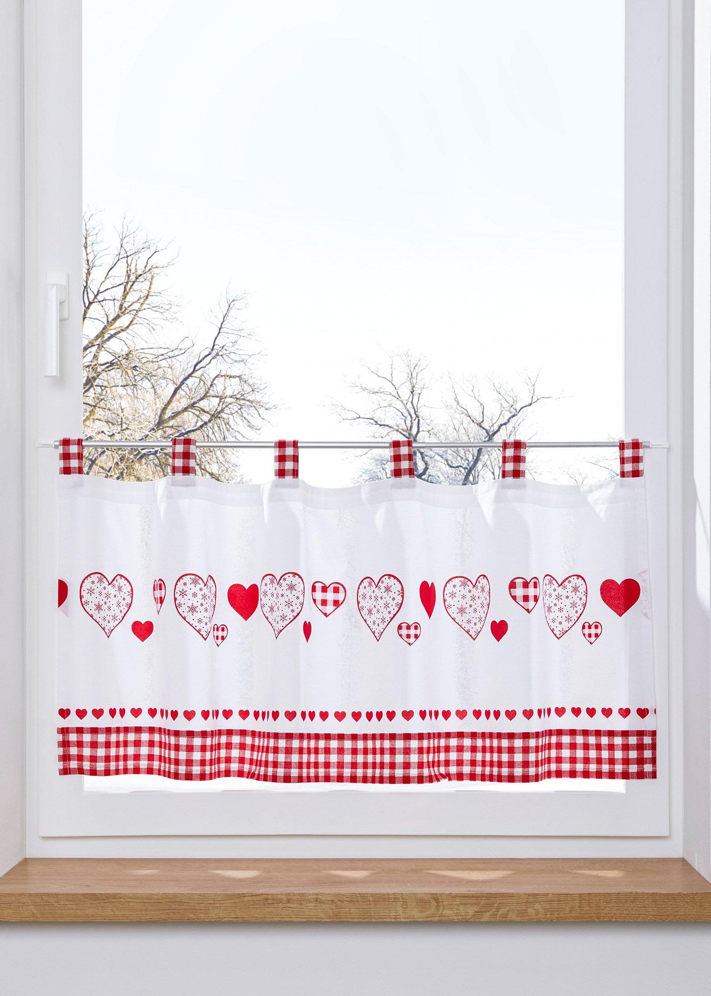 Brise-bise avec imprimé cœur