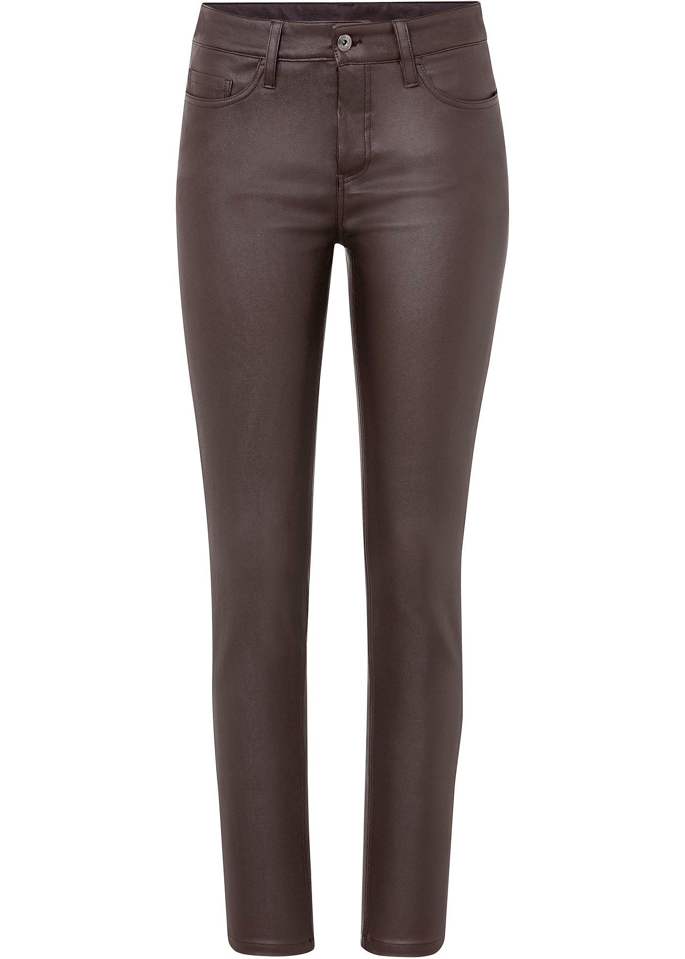 Pantalon extensible push-up enduit