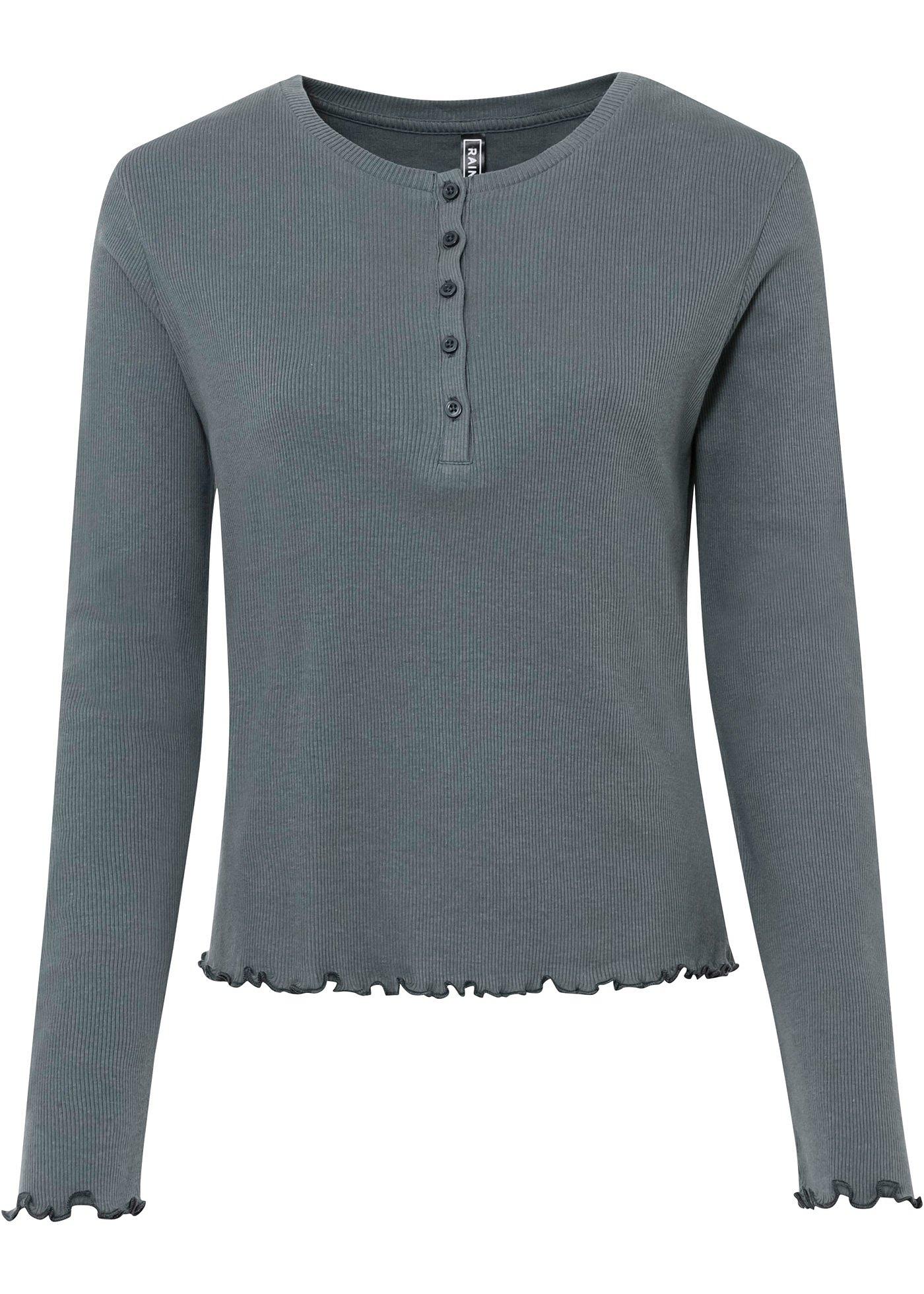 T-shirt avec patte de boutonnage