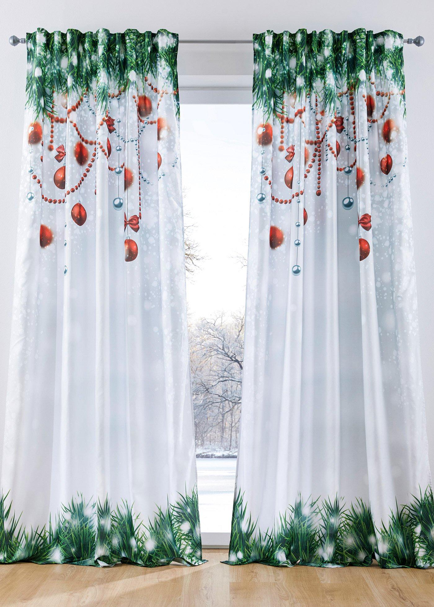 Panneau en microfibre avec imprimé Noël (1 pce.)