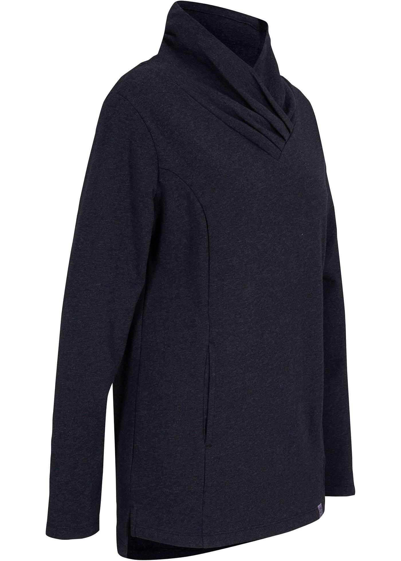 Sweat-shirt en coton bio, manches longues