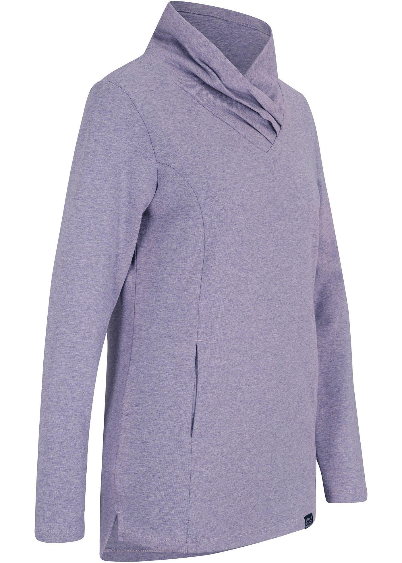 Sweat-shirt en coton bio, manches longues