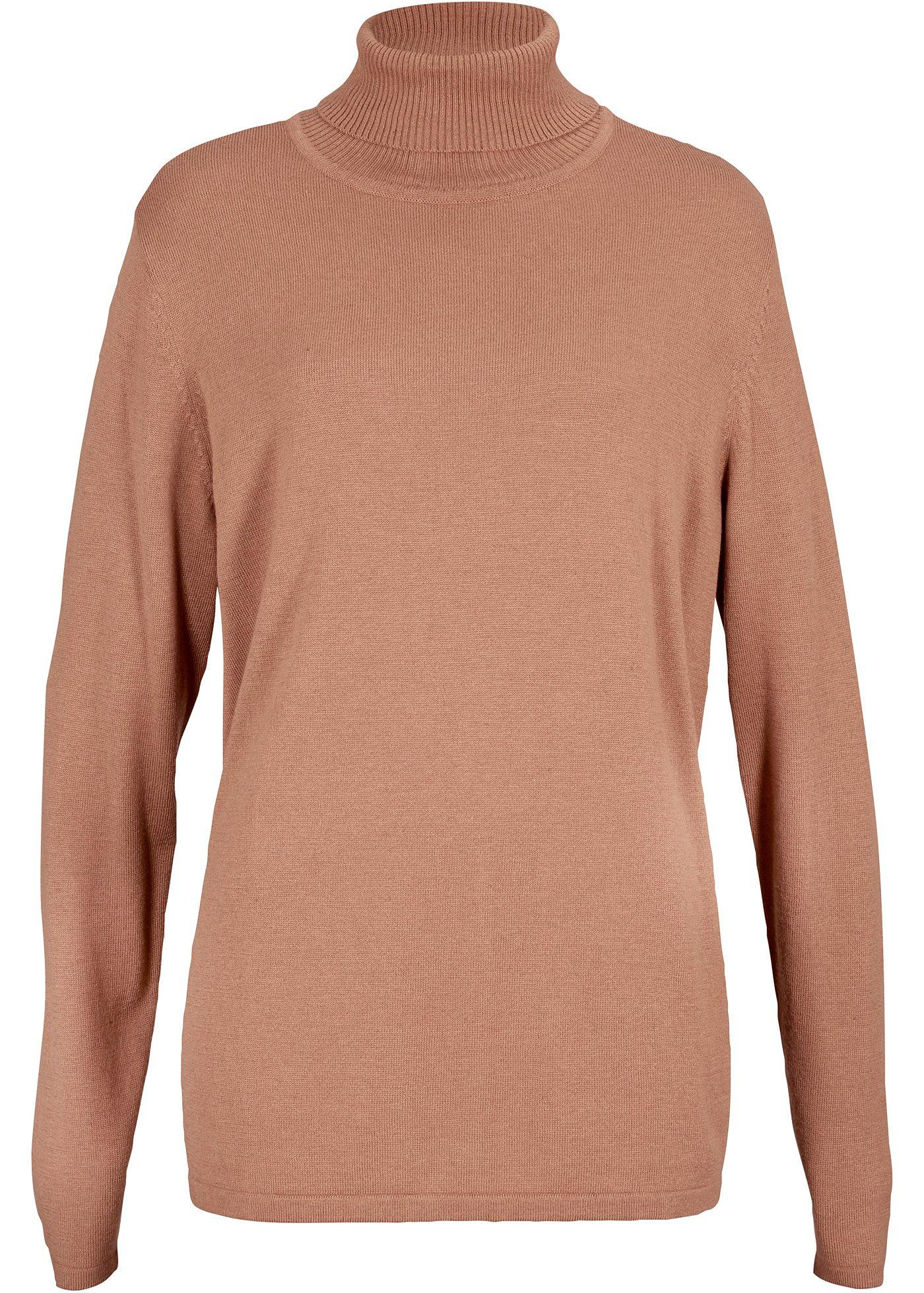 Pull col roulé à teneur cachemire Premium