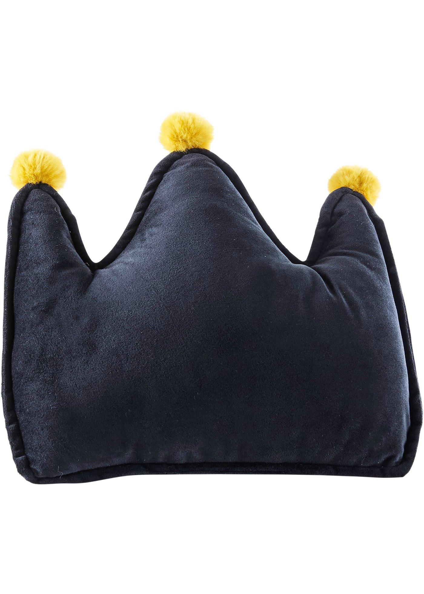 Coussin déco couronne