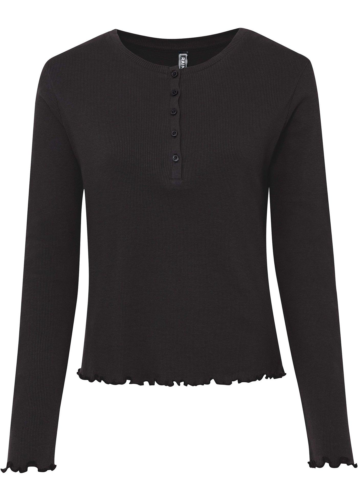 T-shirt avec patte de boutonnage