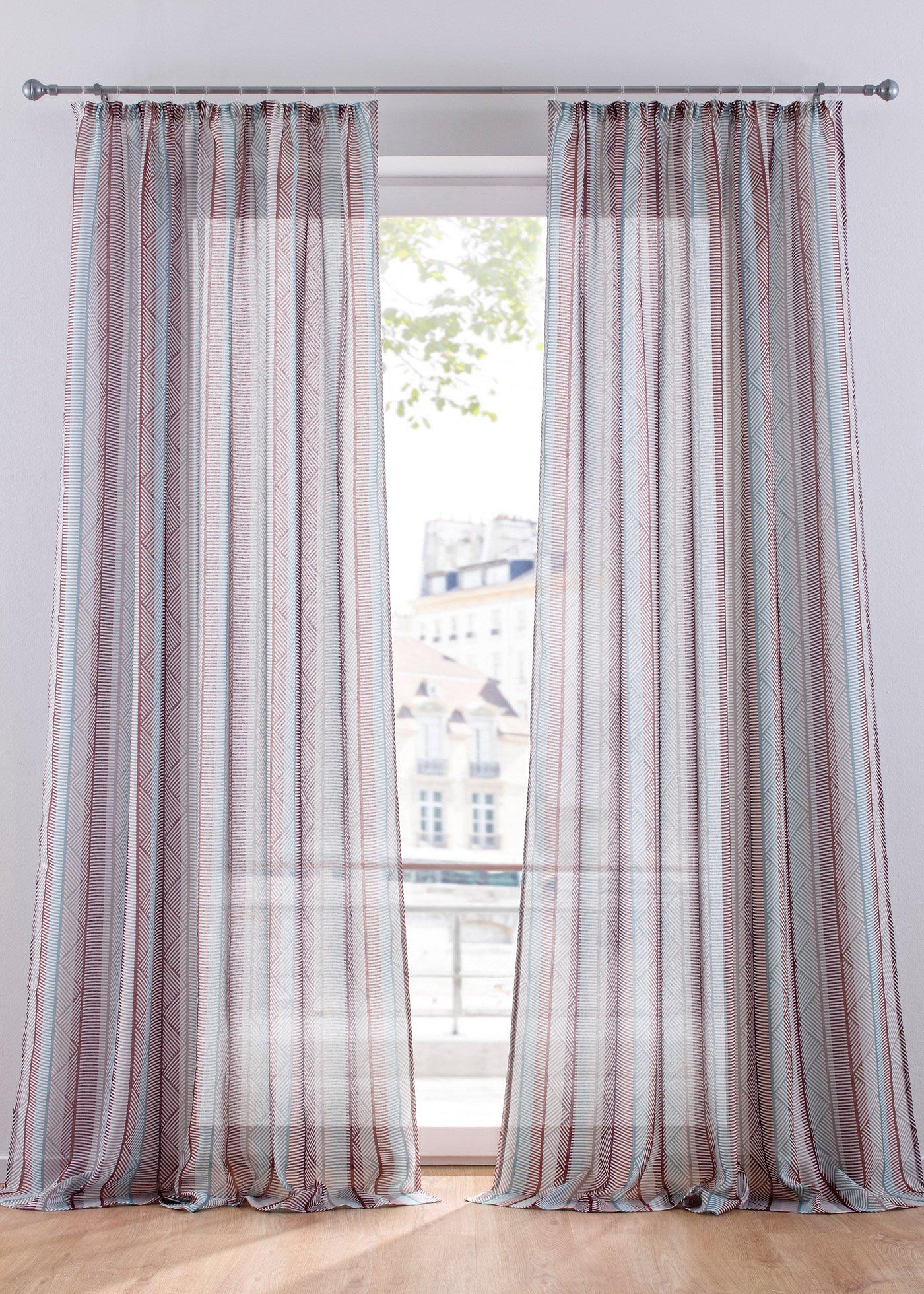 Voilage avec polyester recyclé (1 pce.)