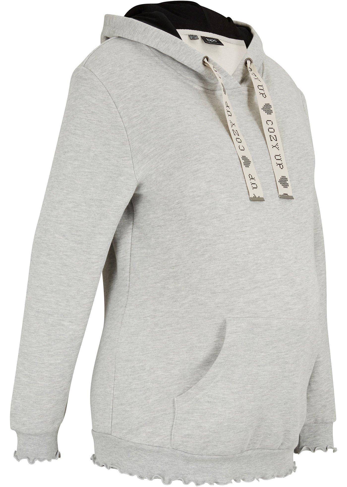 Sweat-shirt de grossesse à capuche